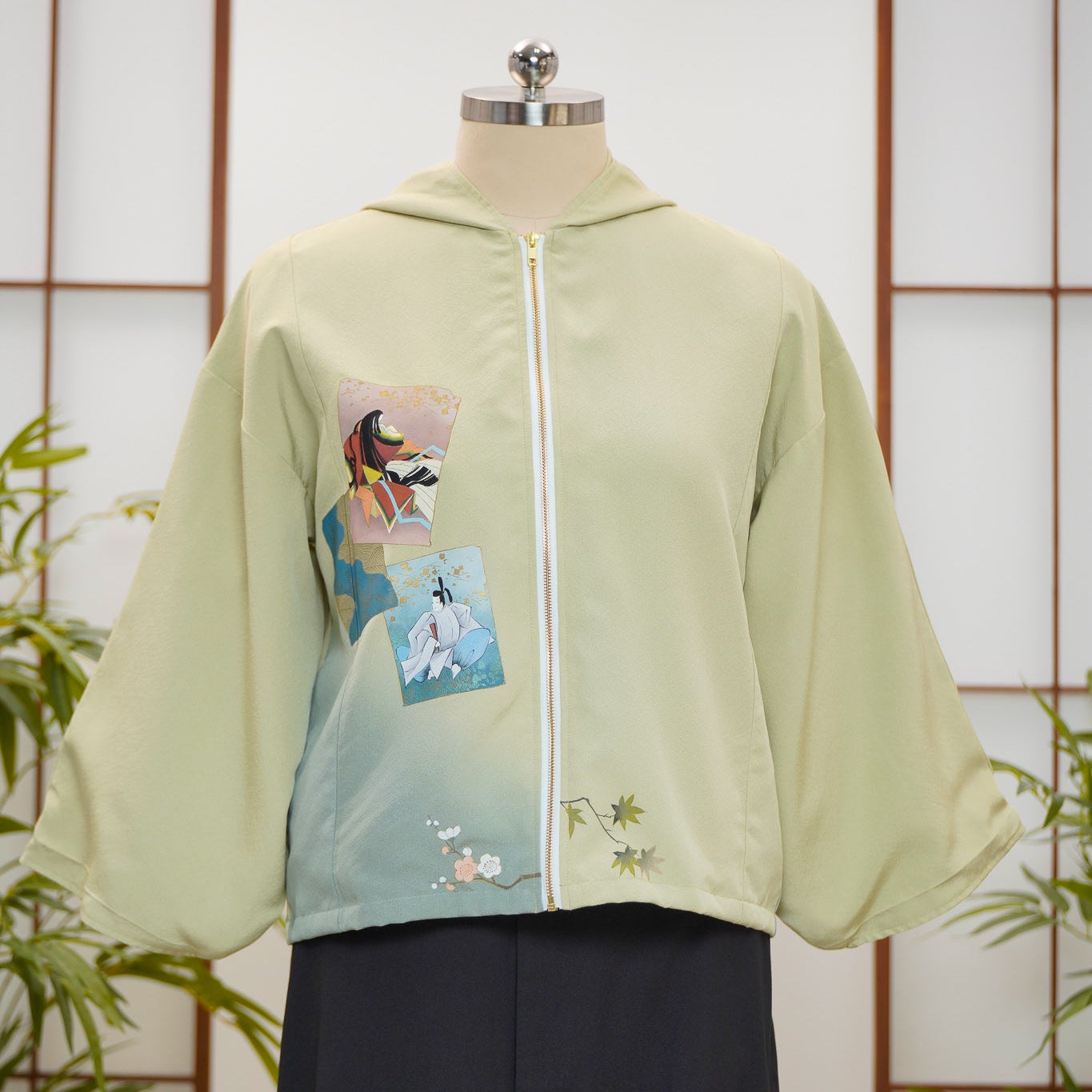 WC 32 campaign: Green Hoodie With Zipper | HWZ8012Y