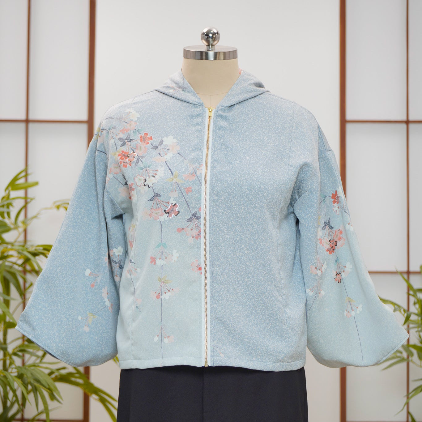 WC 32 campaign: Blue Hoodie With Zipper | HWZ8013Y