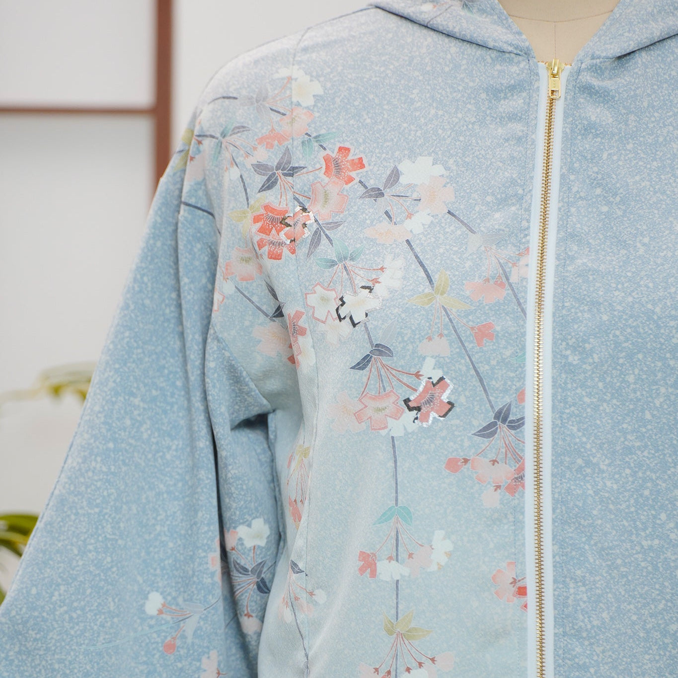 WC 32 campaign: Blue Hoodie With Zipper | HWZ8013Y
