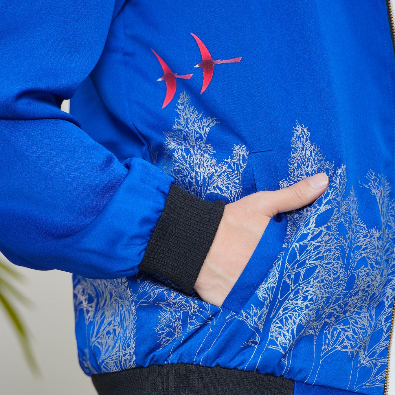 Premium On-hand: Blue Men's Bomber Jacket | L | BJ8015