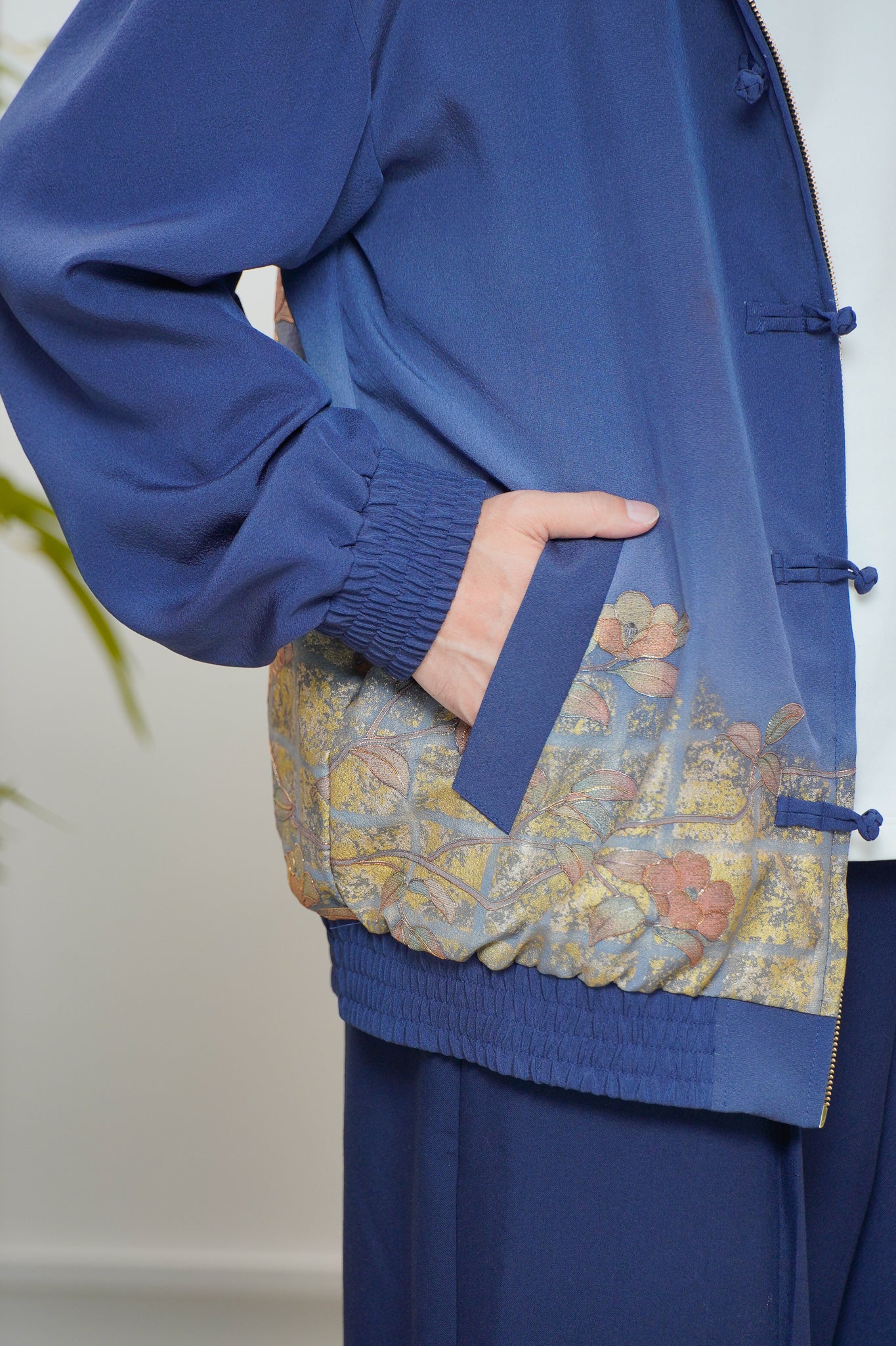 Premium On-hand: Blue Chinese Knot Jacket | CKJ8003 | XL (Men)