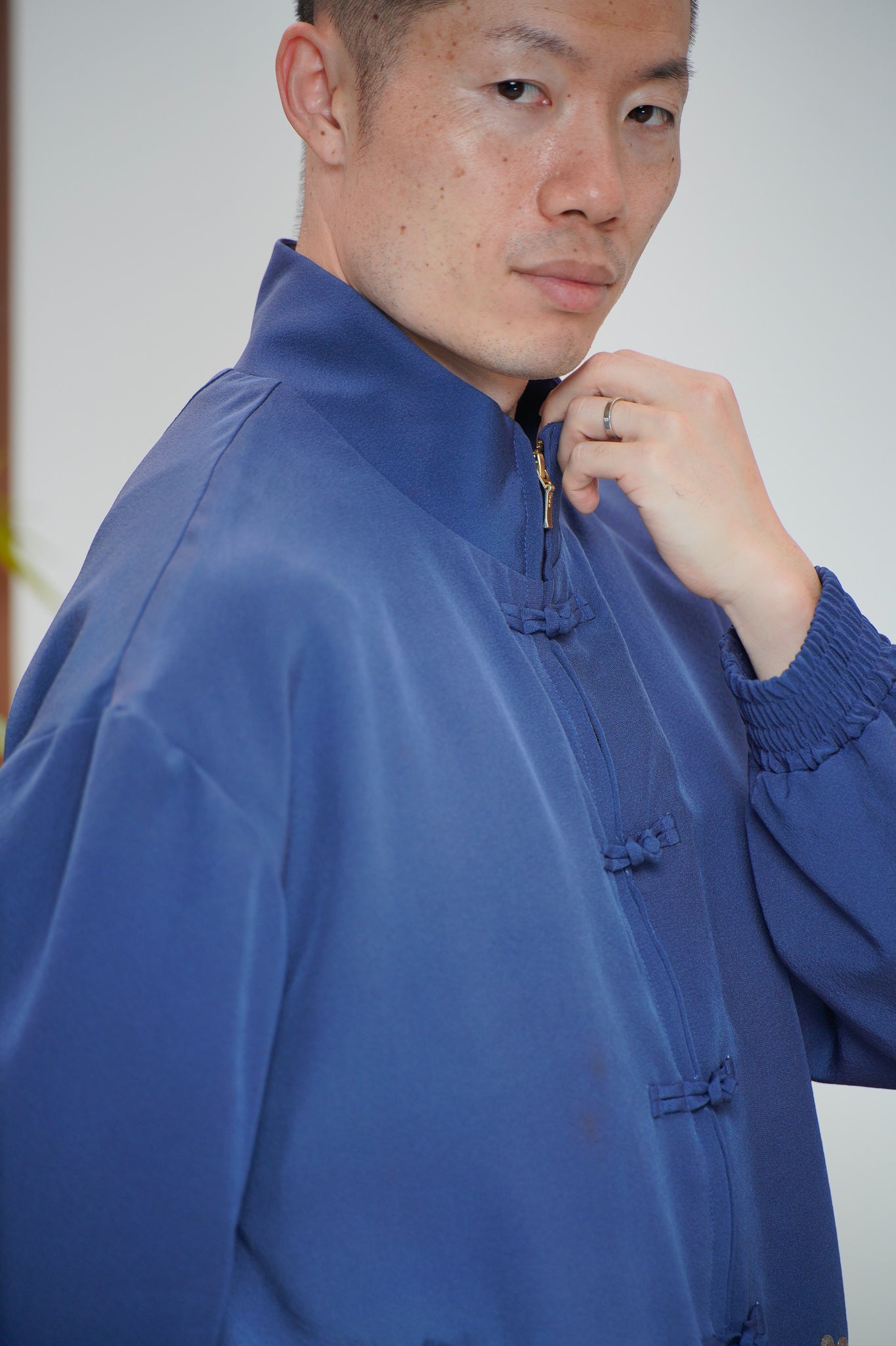 Premium On-hand: Blue Chinese Knot Jacket | CKJ8003 | XL (Men)