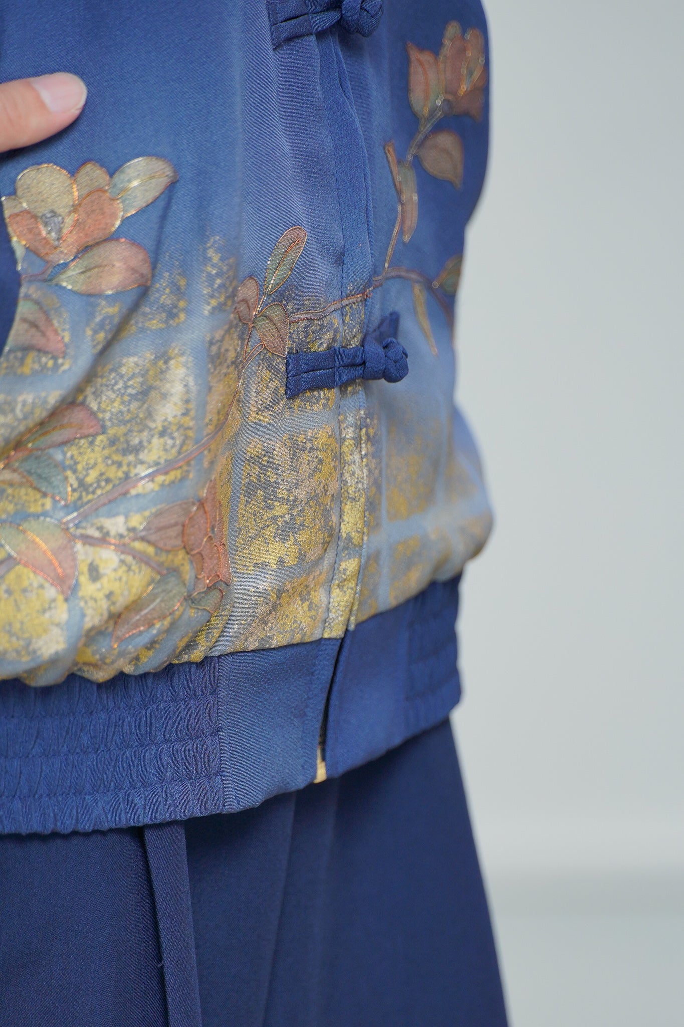 Premium On-hand: Blue Chinese Knot Jacket | CKJ8003 | XL (Men)