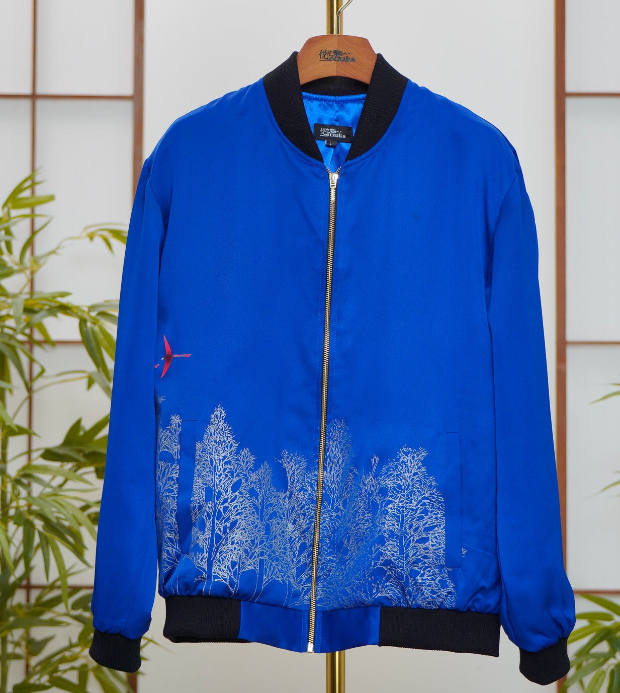 Premium On-hand: Blue Men's Bomber Jacket | L | BJ8015