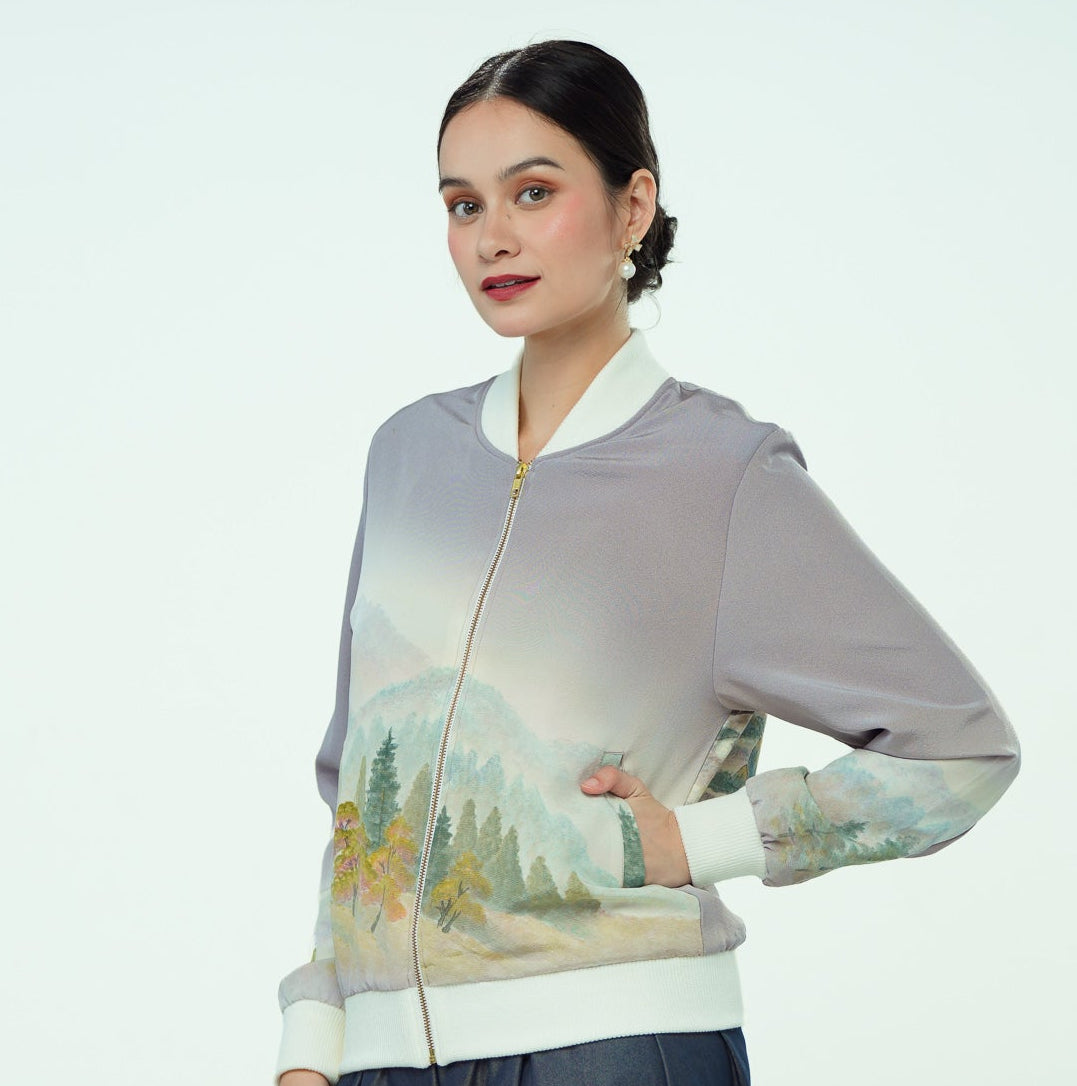 Premium On-hand: Lavender Bomber Jacket | BJ7351M | LA (Yuzen!)