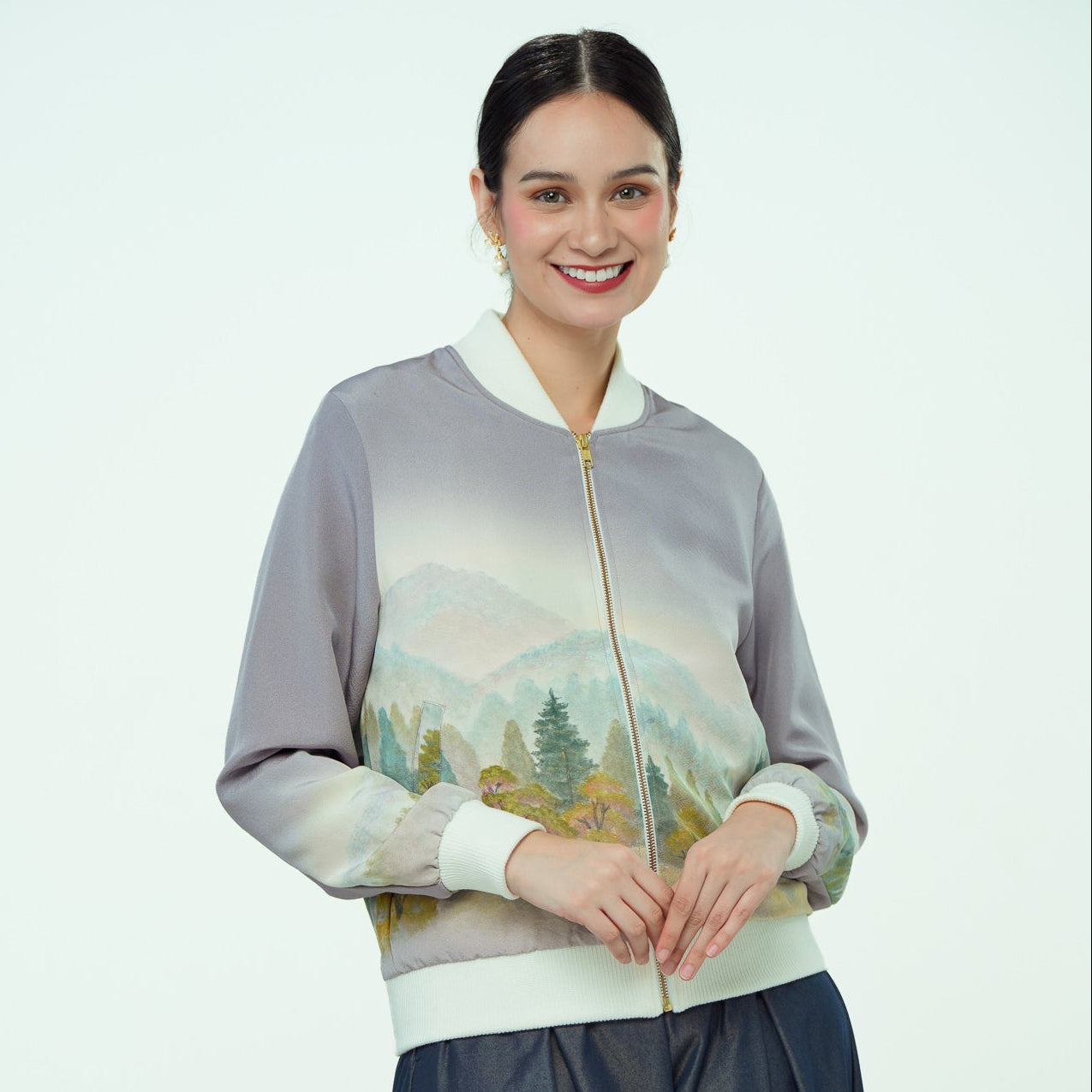 Premium On-hand: Lavender Bomber Jacket | BJ7351M | LA (Yuzen!)