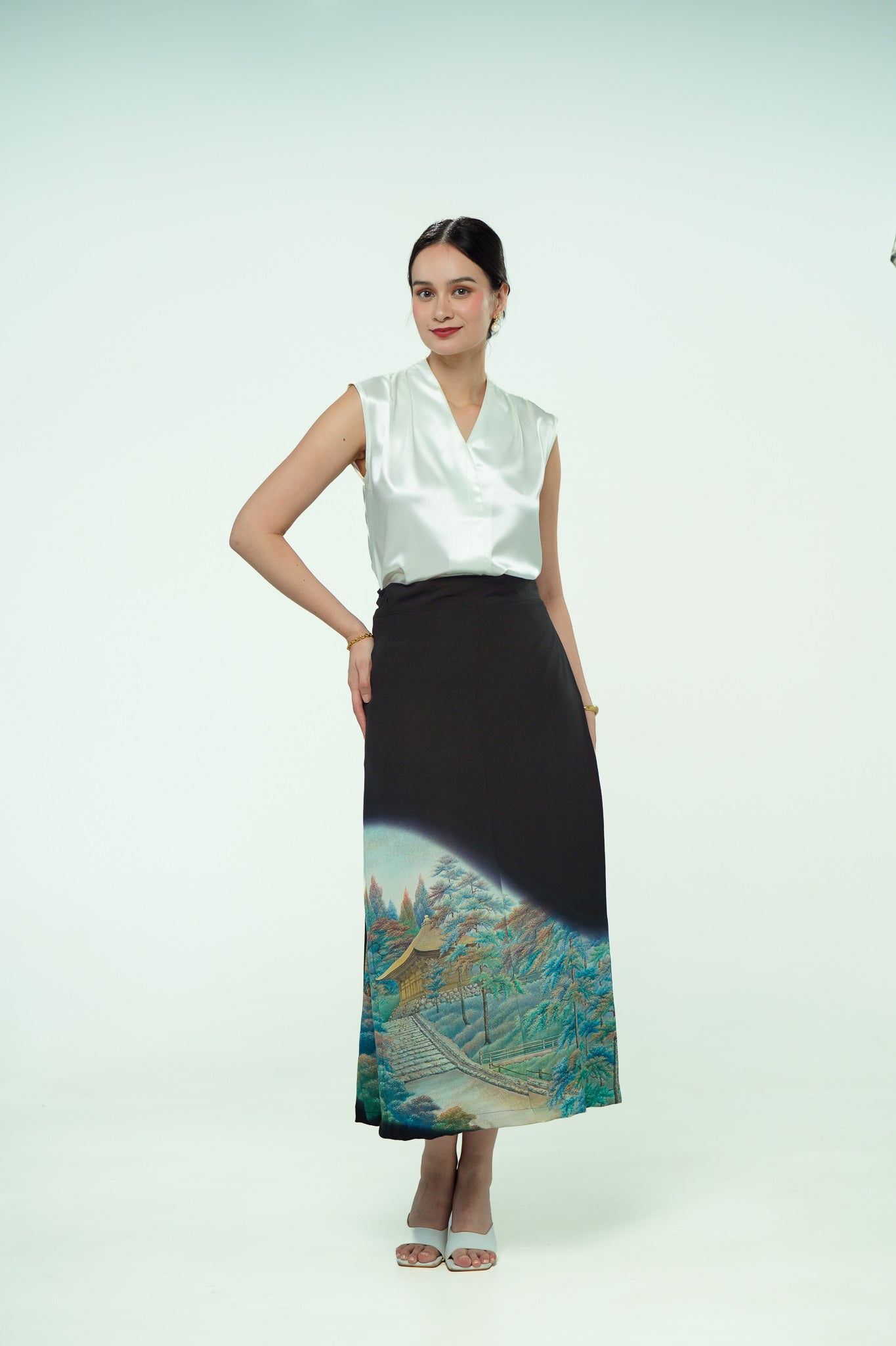 Premium On-hand: Black Wrap Skirt | 2T | WS7254