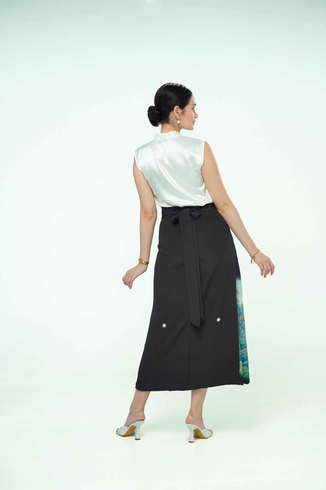Premium On-hand: Black Wrap Skirt | 2T | WS7254