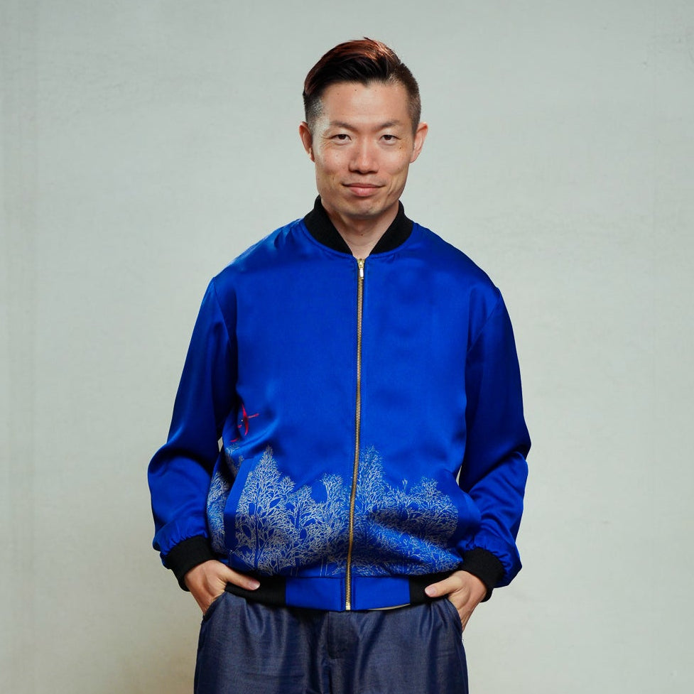 Premium On-hand: Blue Men's Bomber Jacket | L | BJ8015