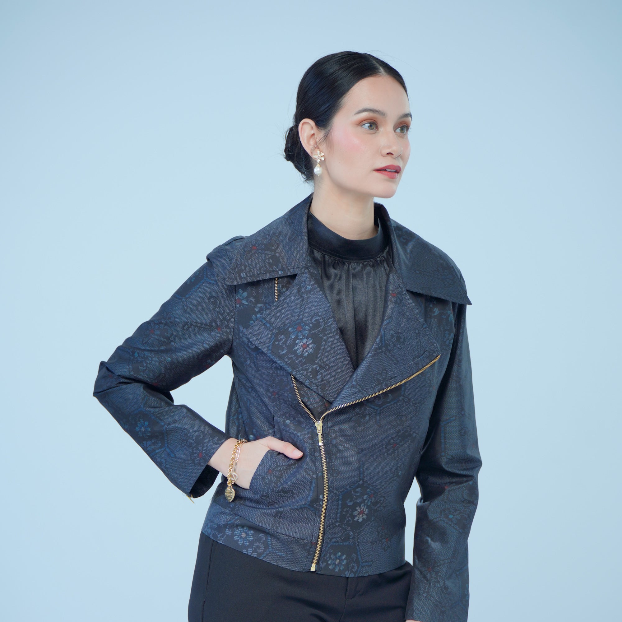 On-hand: Oshima Biker Jacket | Navy