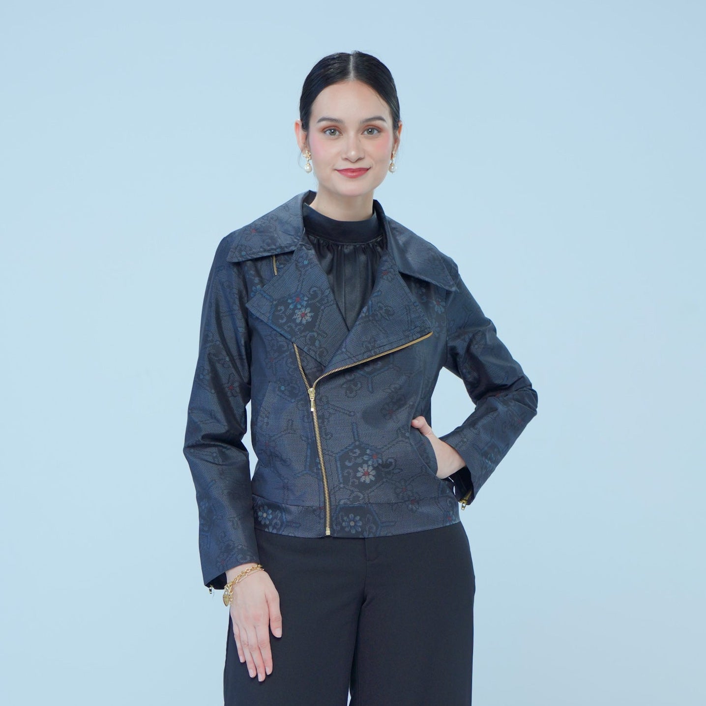 On-hand: Oshima Biker Jacket | Navy
