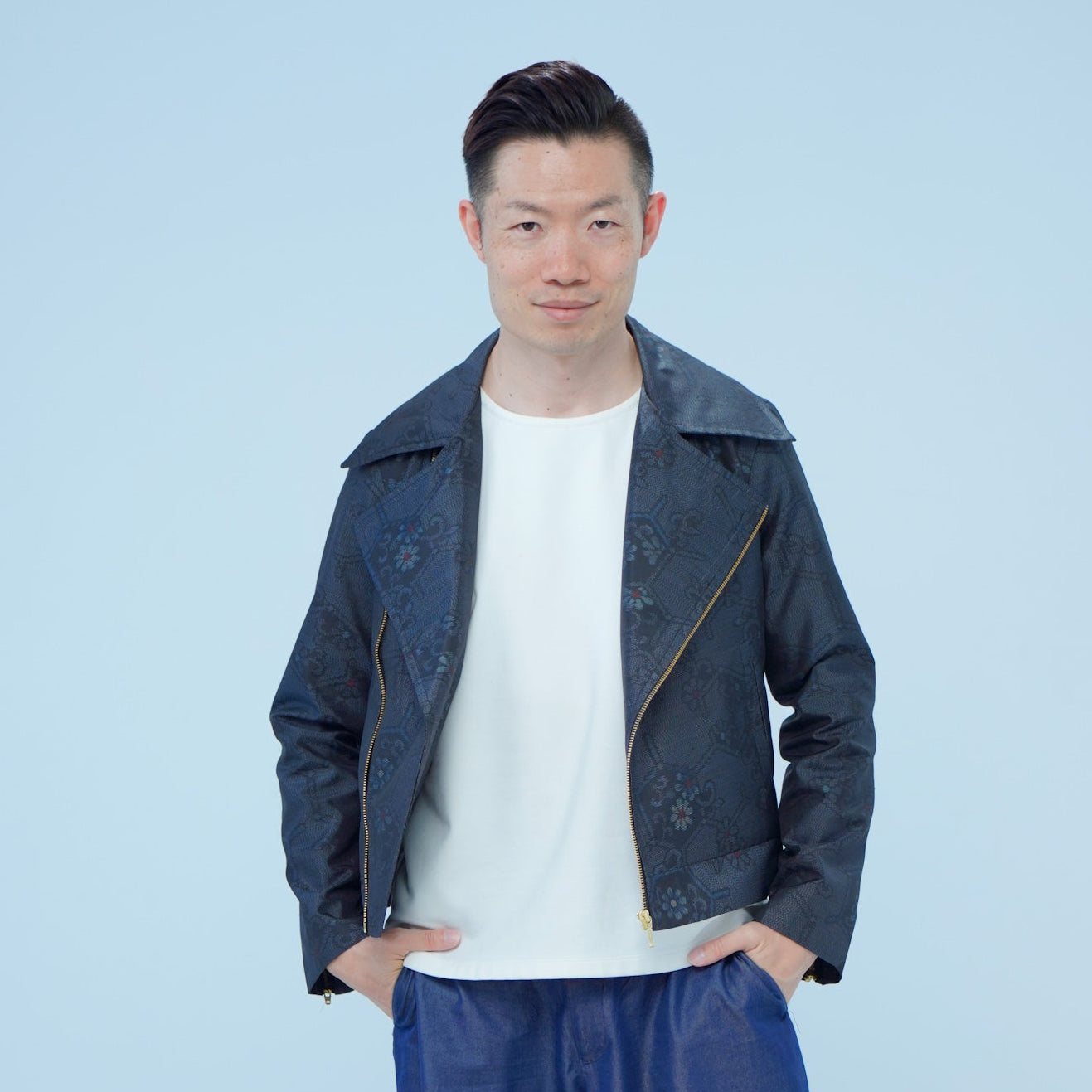 On-hand: Oshima Biker Jacket | Navy