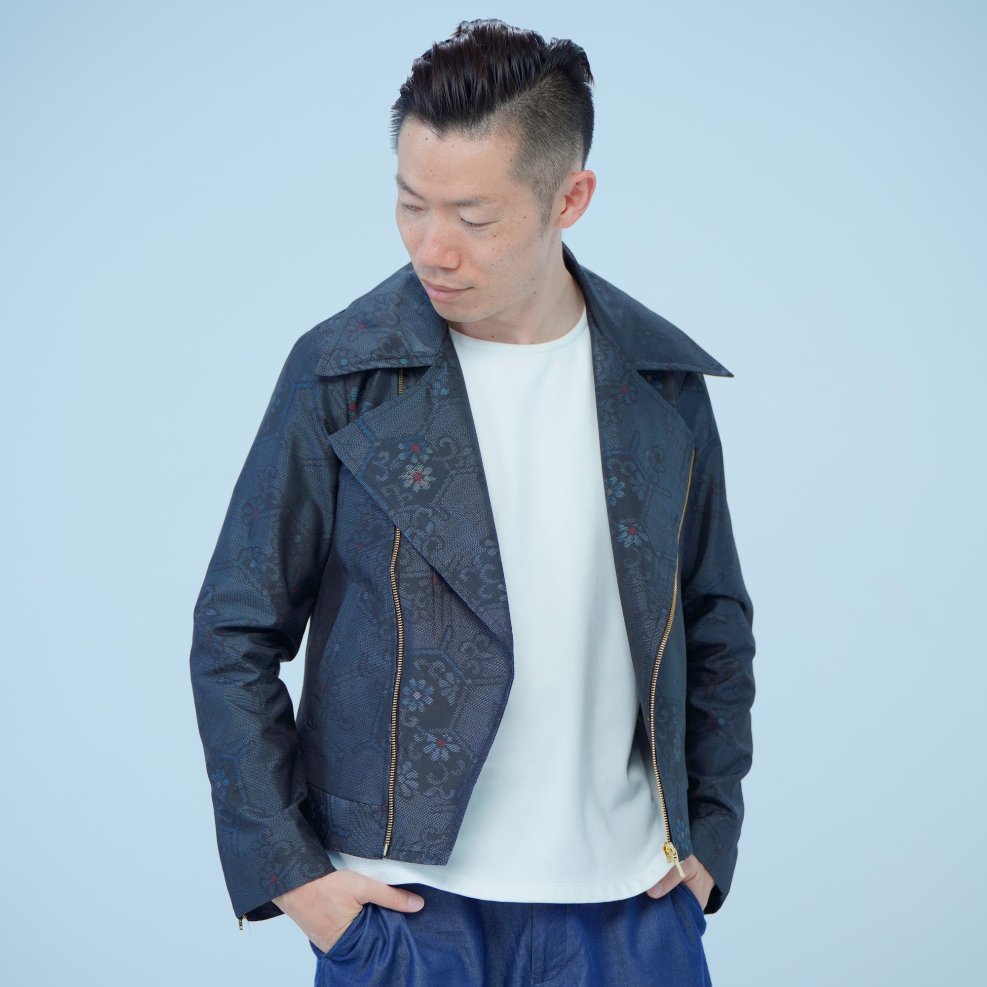 On-hand: Oshima Biker Jacket | Navy