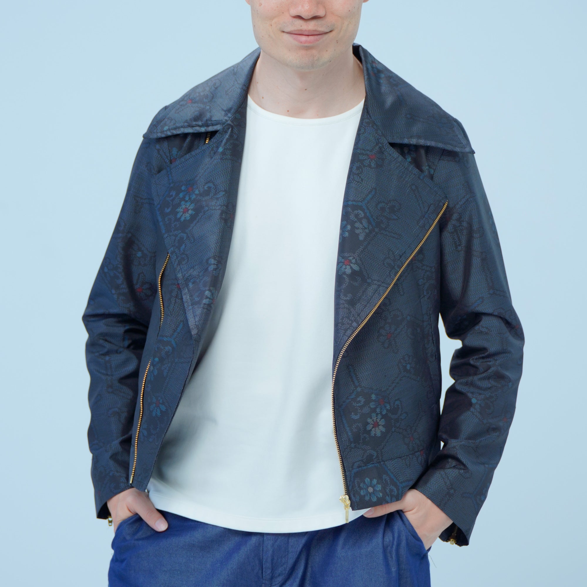 On-hand: Oshima Biker Jacket | Navy