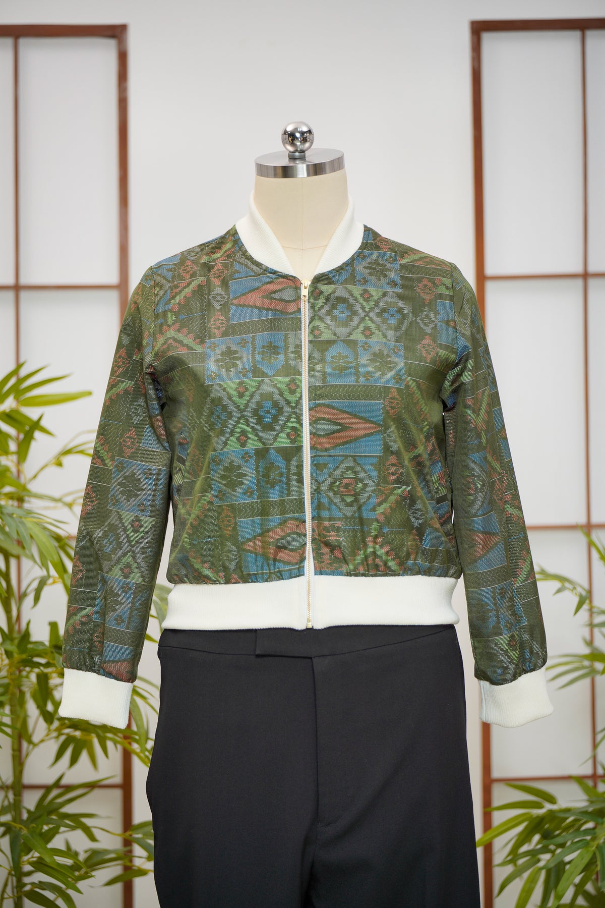 Premium On-hand: Green Oshima Bomber Jacket | BJ8052 | XLB