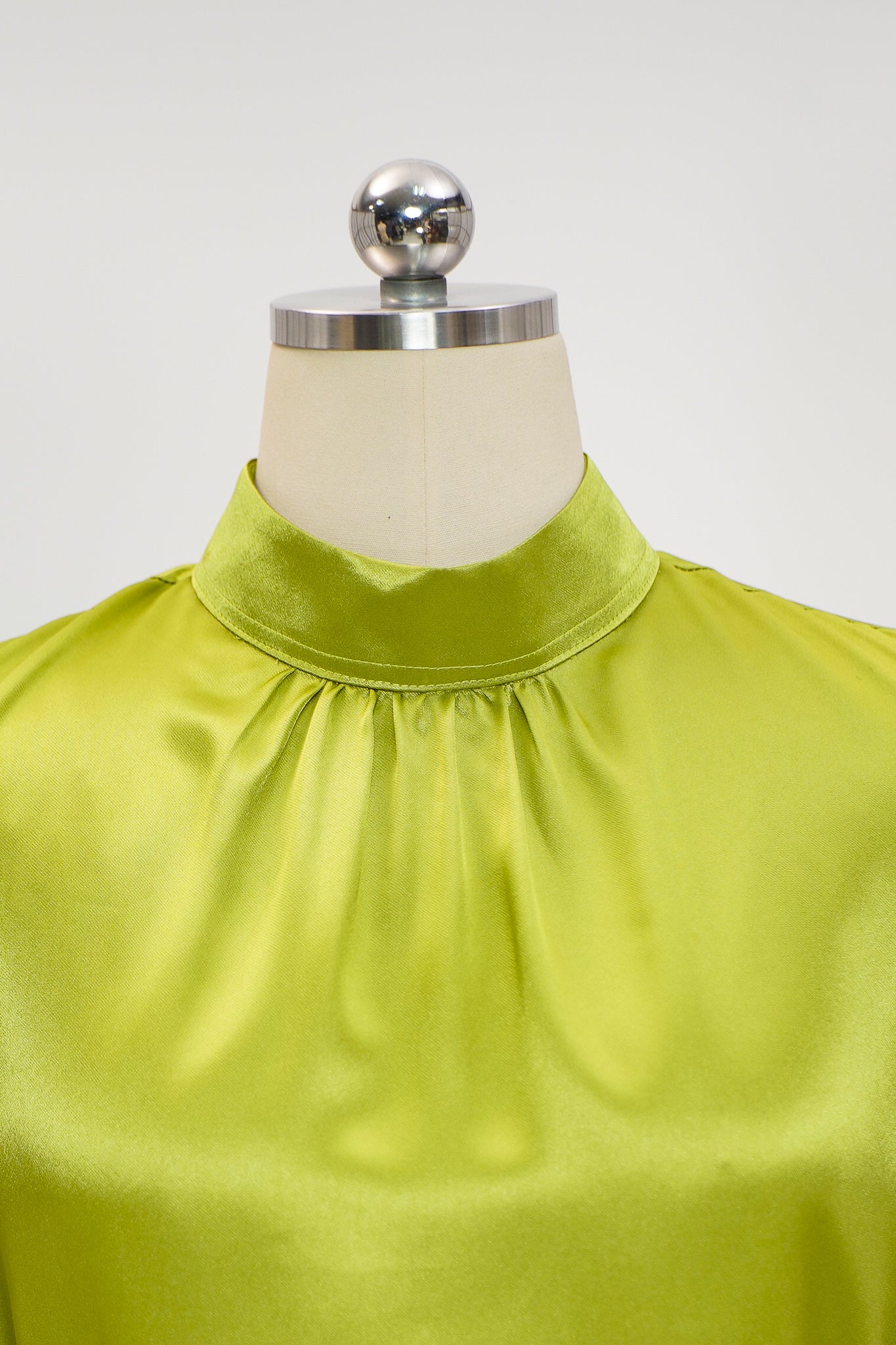 On-hand item: Citron yellow Silk Cotton Halter neck top