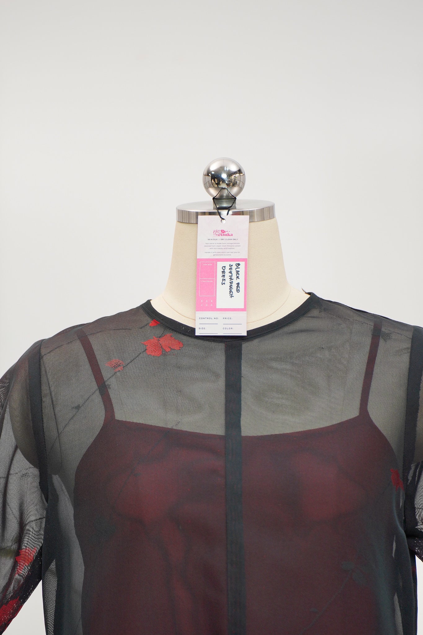 On-hand item: Black See-through Overlay Dress