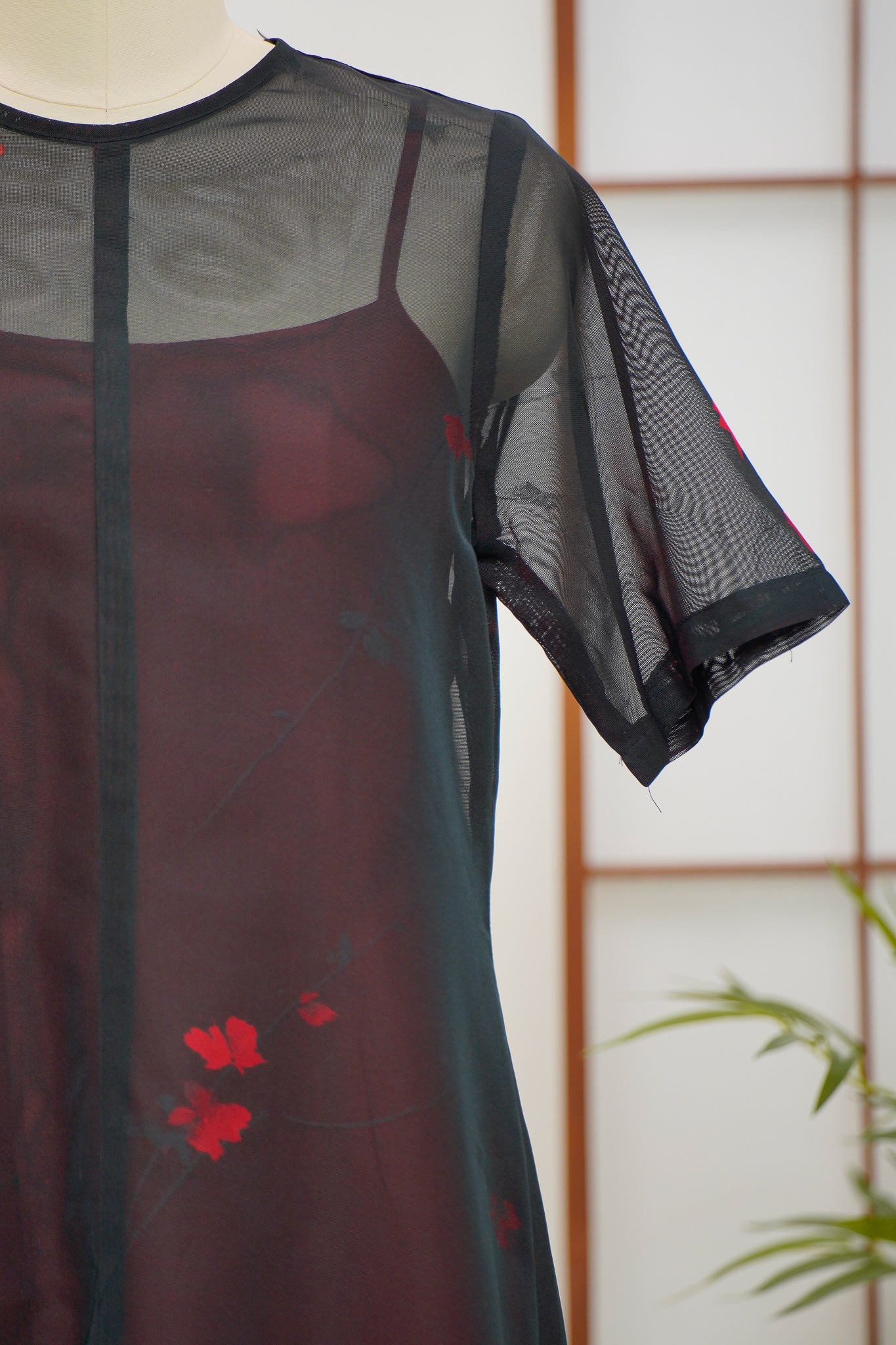 On-hand item: Black See-through Overlay Dress