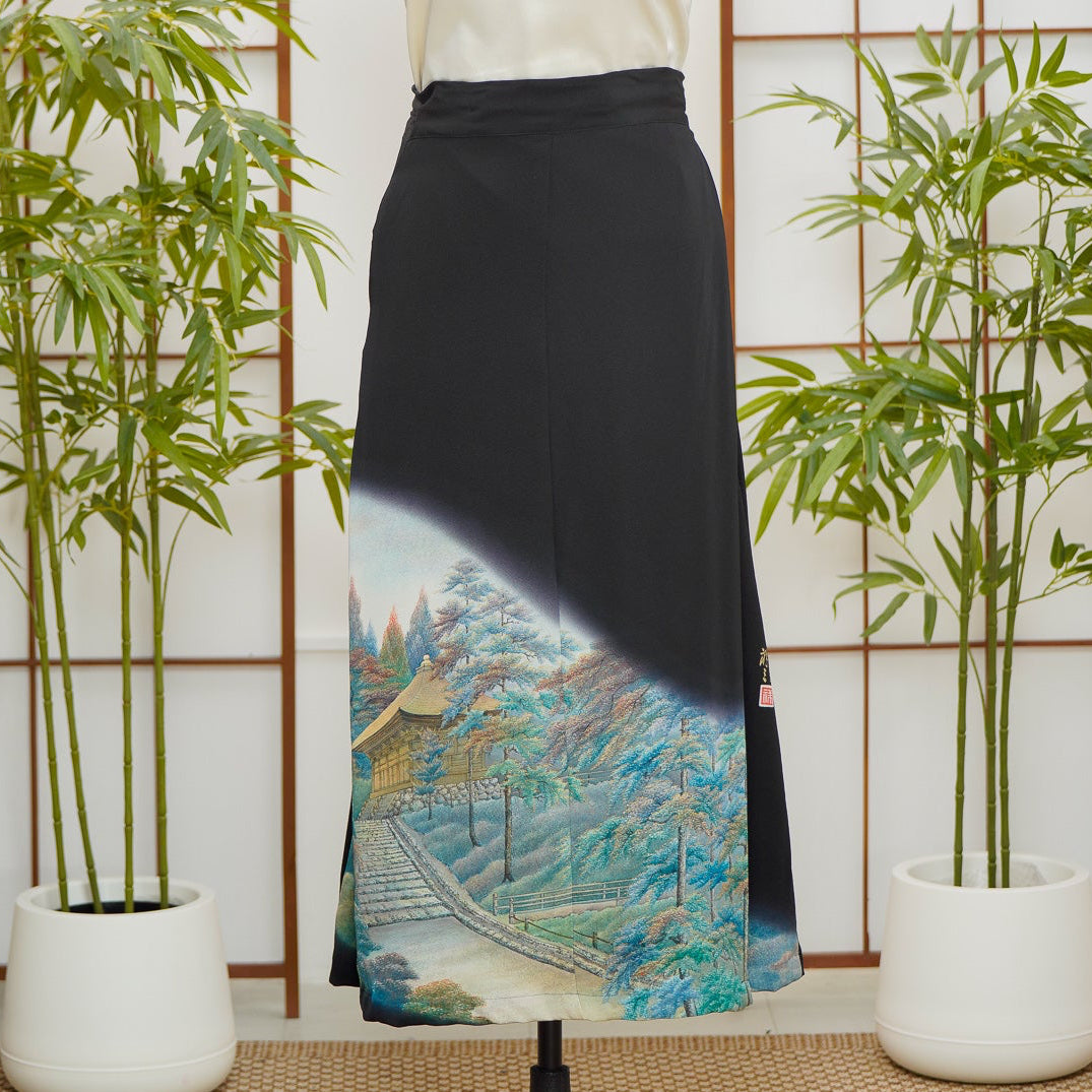 Premium On-hand: Black Wrap Skirt | 2T | WS7254