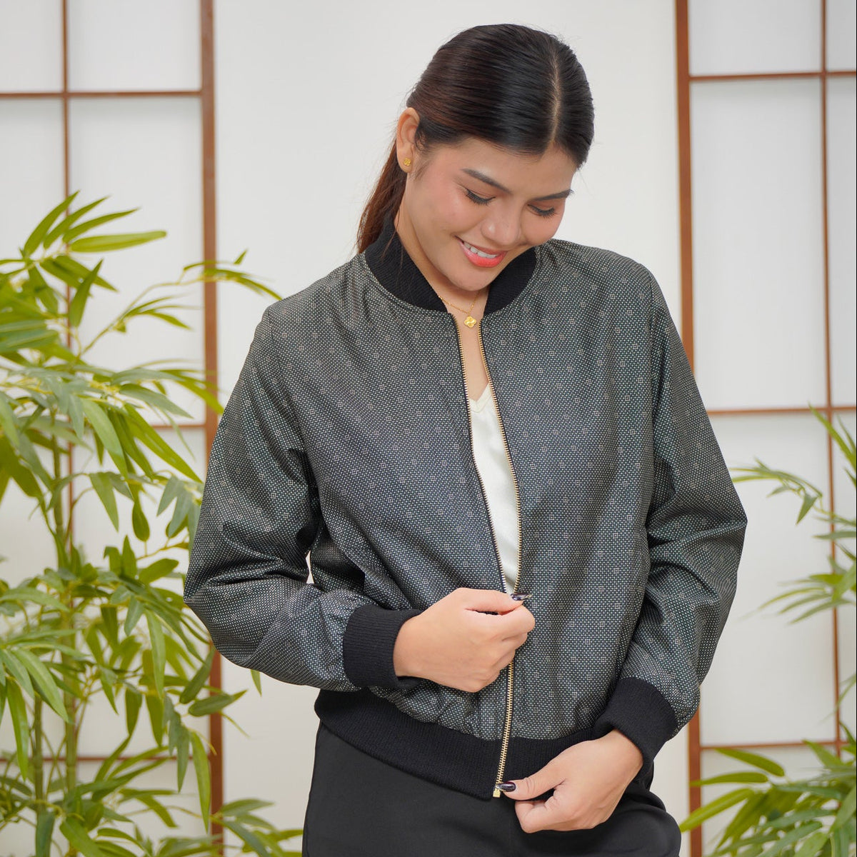 Premium On-hand: Green Oshima Bomber Jacket | BJ8051 | MA