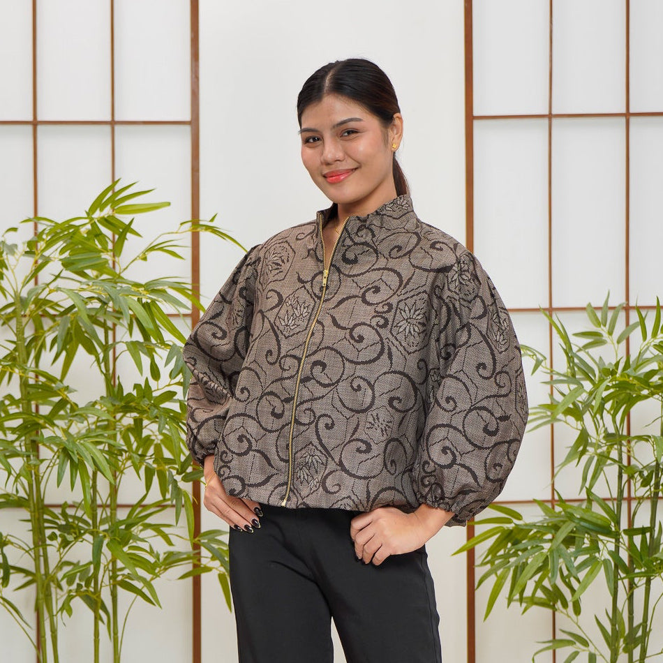 On-hand item: Gray Puff Jacket | XLB | PJ7583M