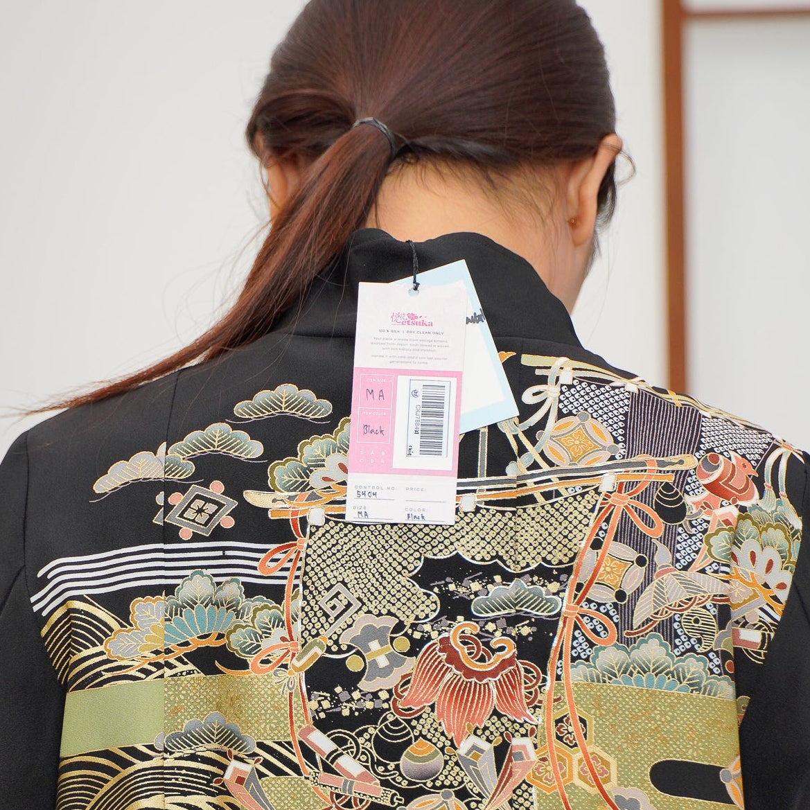 On-hand: Black Chinese Knot Jacket | MA | CKJ7884M (SO M)