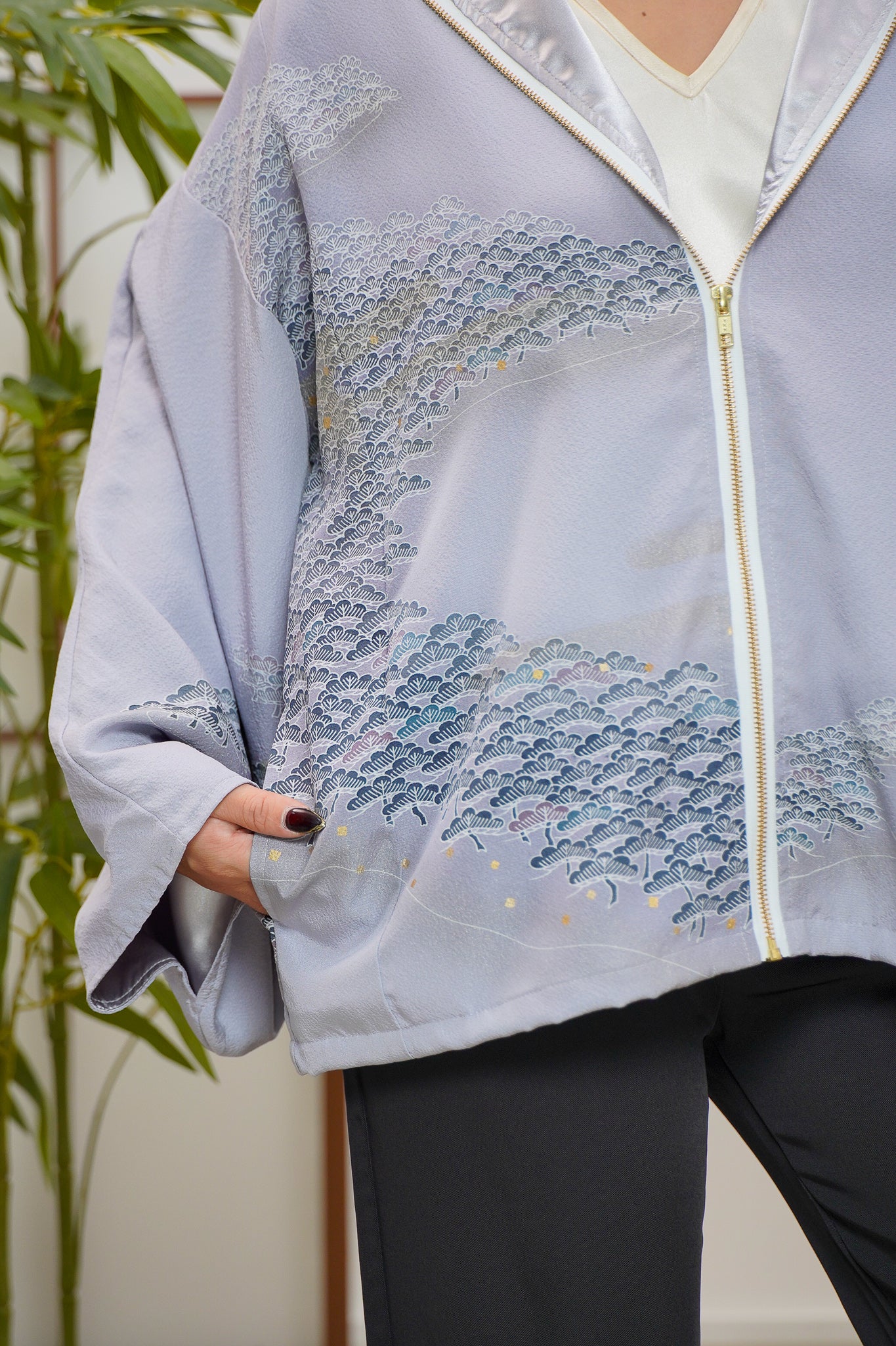 WC 32 campaign: Lavender Hoodie With Zipper | HWZ7944Y
