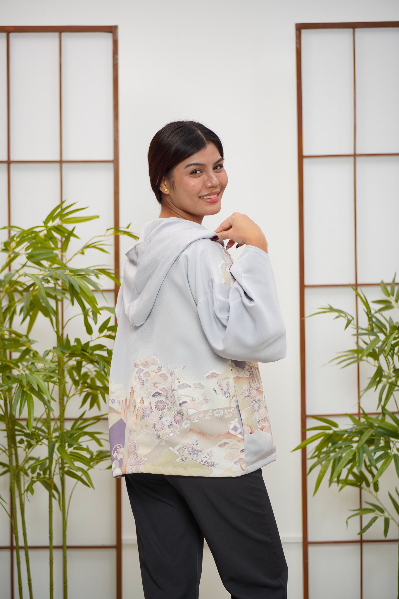 WC 32 campaign: Lavender Hoodie With Zipper | HWZ7947Y