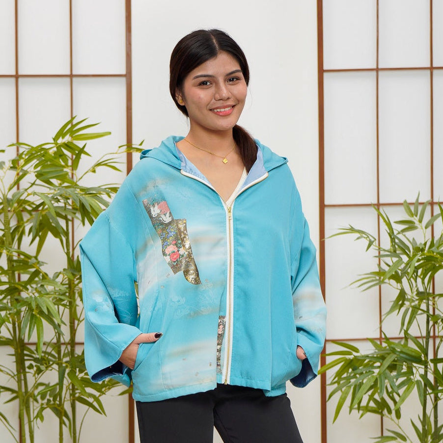 WC 32 PREMIUM Bonus RARE BLUEE: Blue Hoodie With Zipper | HWZ8020