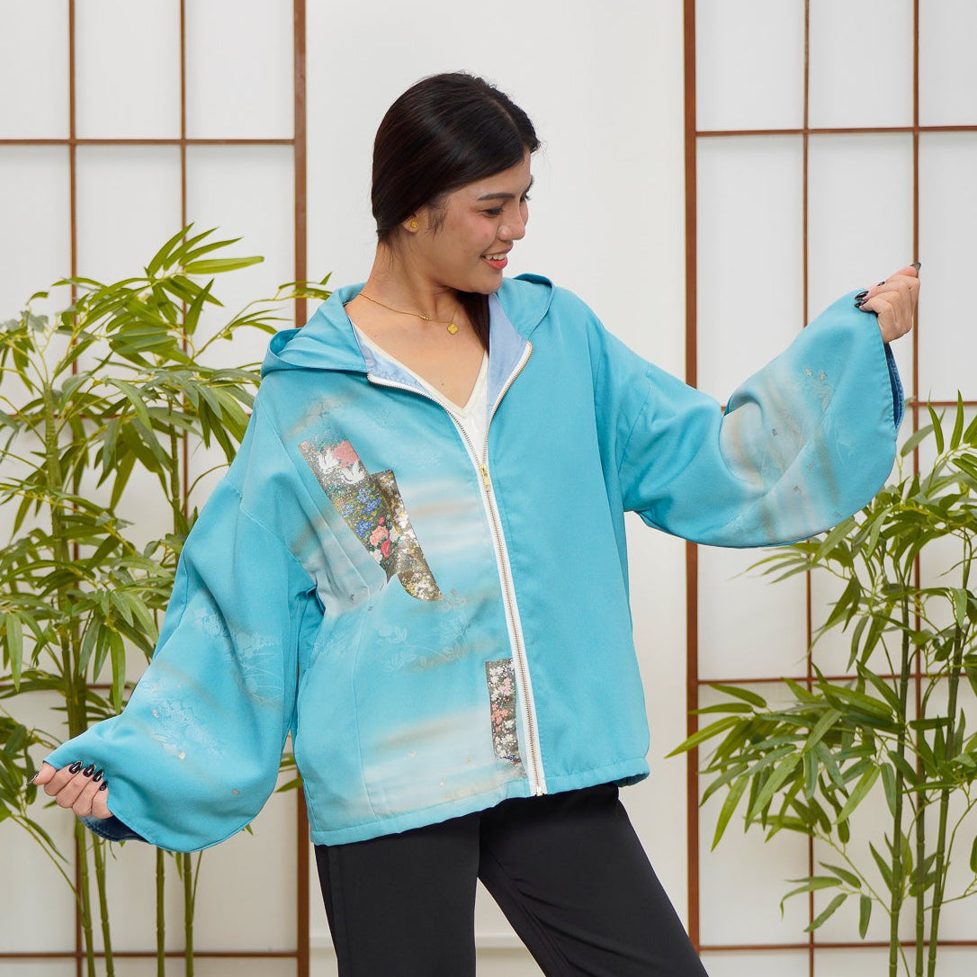 WC 32 PREMIUM Bonus RARE BLUEE: Blue Hoodie With Zipper | HWZ8020