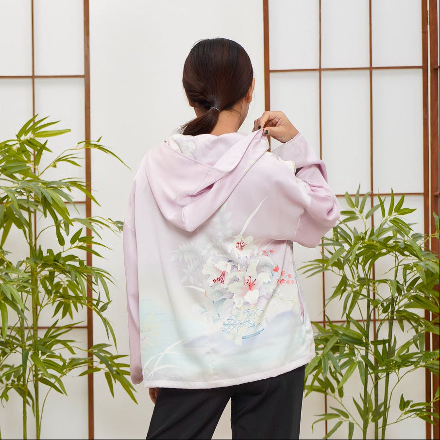 WC32 campaign: Lavender Hoodie With Zipper | HWZ7950Y