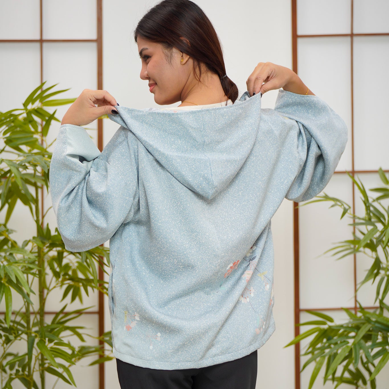 WC 32 campaign: Blue Hoodie With Zipper | HWZ8013Y