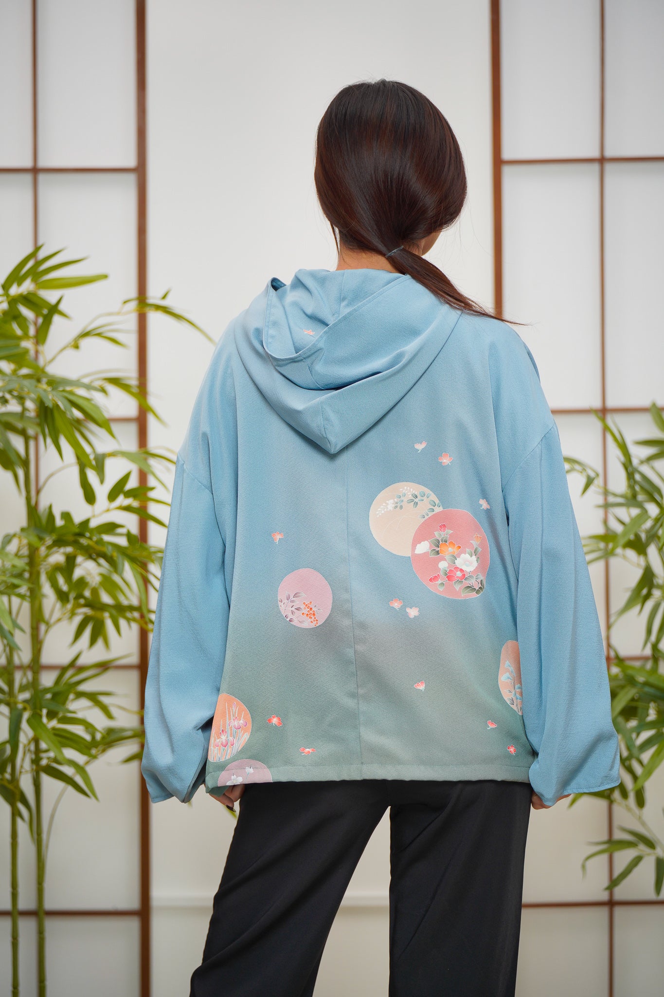 WC 32 campaign: Blue Hoodie With Zipper | HWZ8015Y