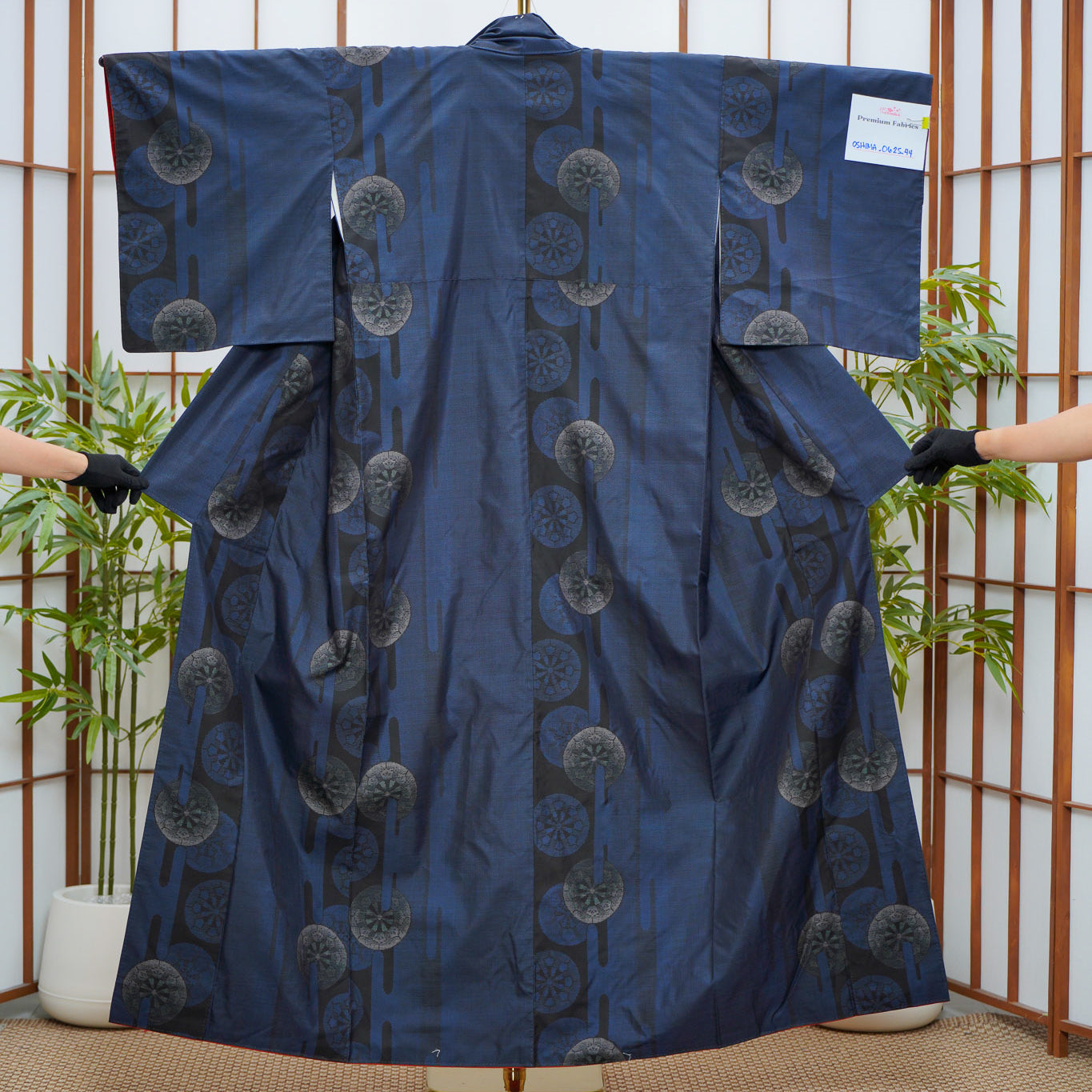 Premium Oshima Fabric: 0625_44 | Midnight Stars | Indigo Dyed Oshima!