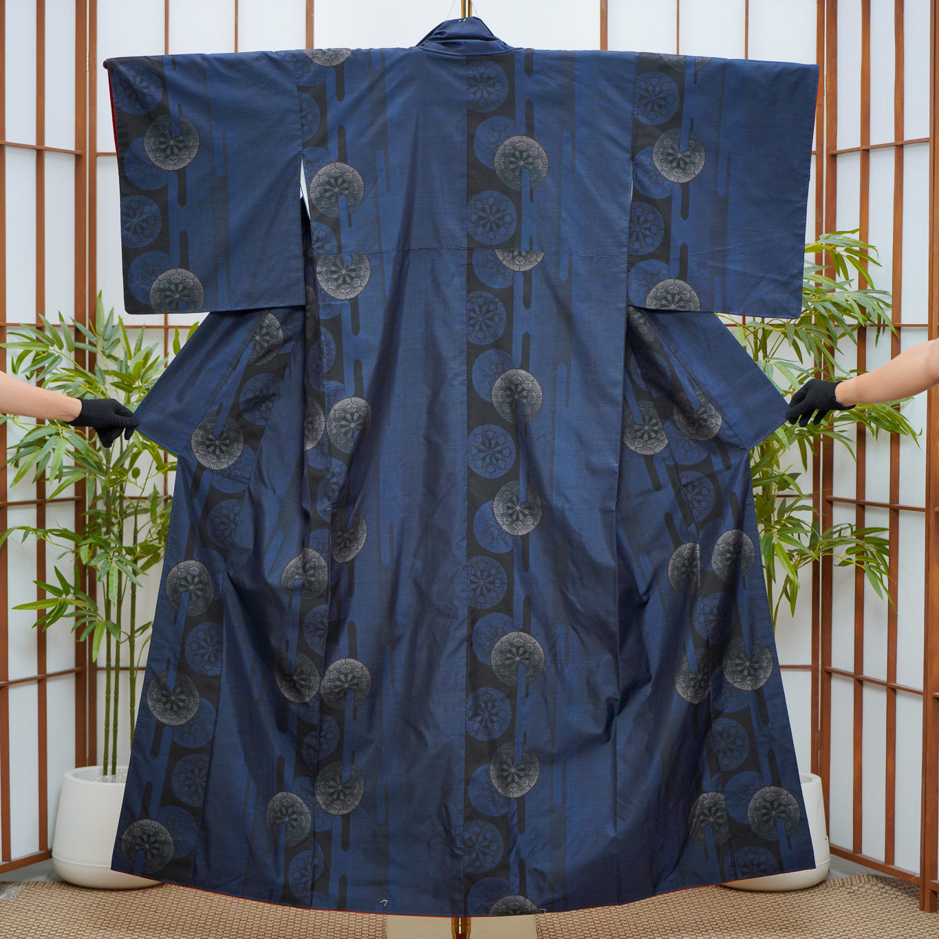 Premium Oshima Fabric: 0625_44 | Midnight Stars | Indigo Dyed Oshima!
