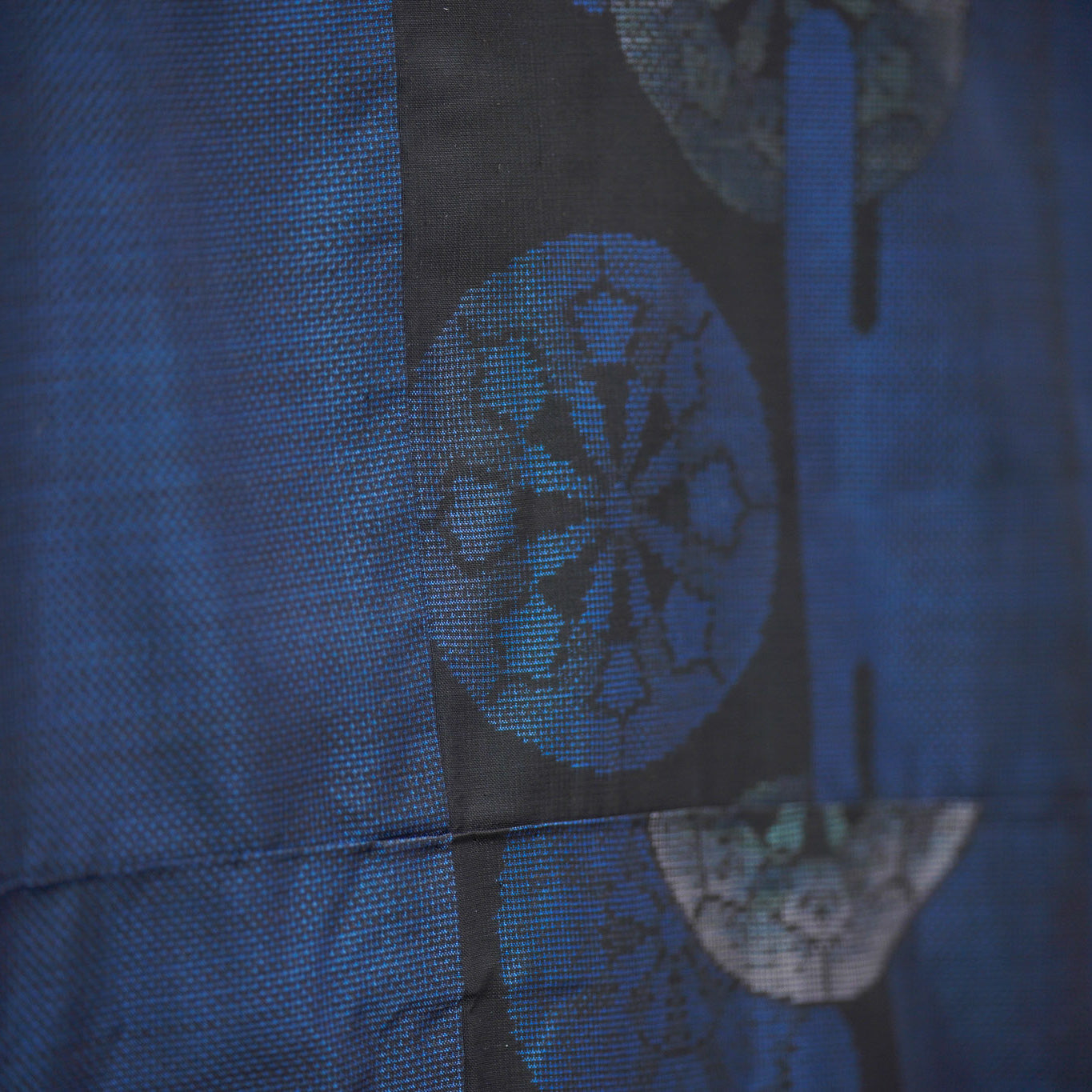 Premium Oshima Fabric: 0625_44 | Midnight Stars | Indigo Dyed Oshima!