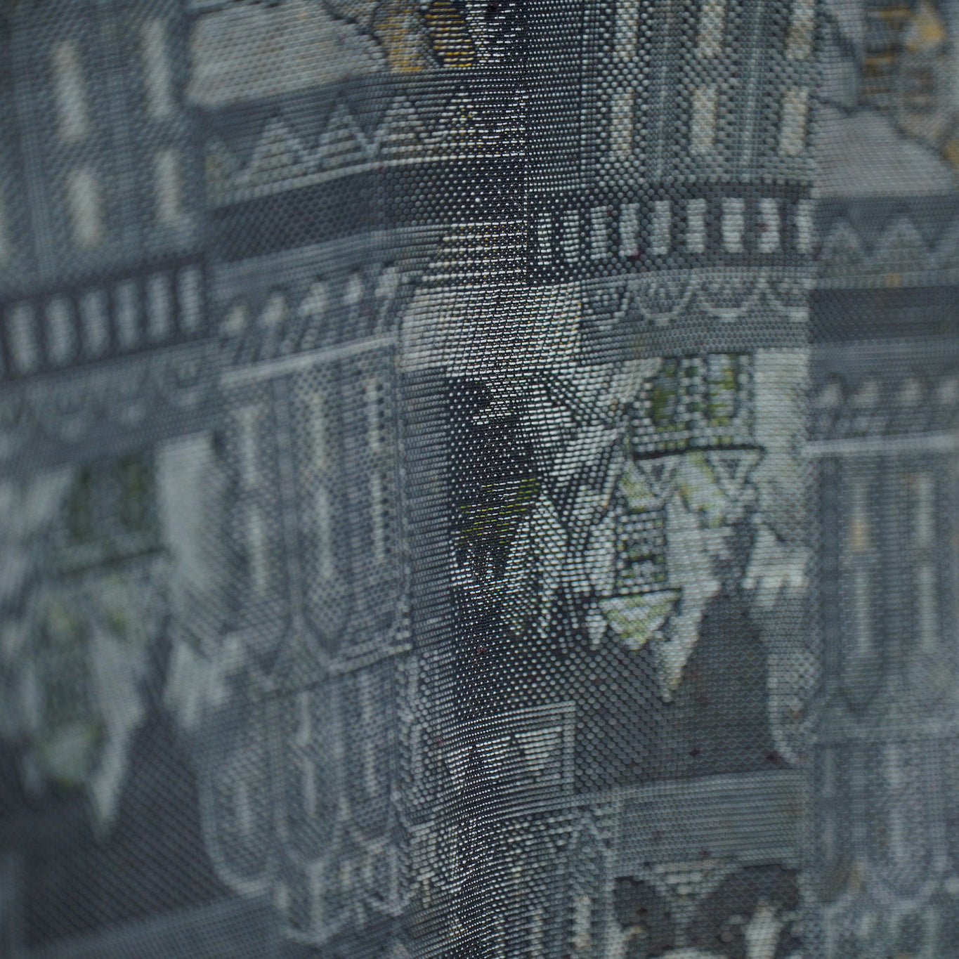 Premium Oshima Fabric: 0625_45 | The Woven Citadel - with castle!