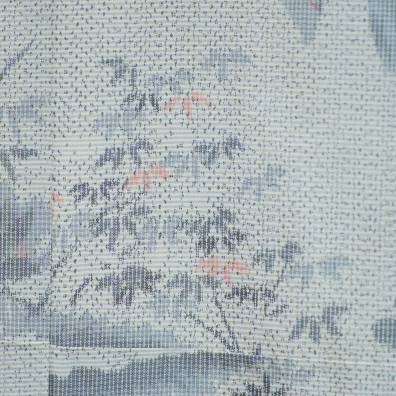Premium Oshima Fabric: 0625_52 | Forested Slopes - white oshima