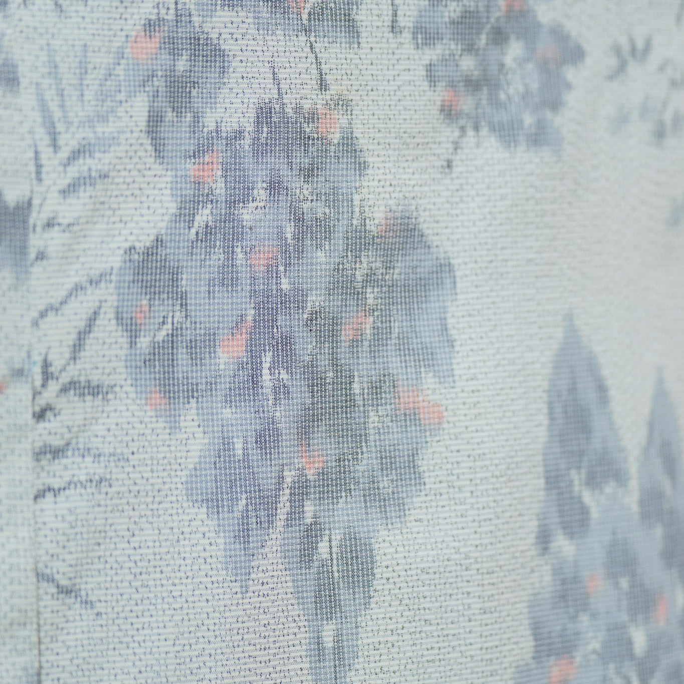 Premium Oshima Fabric: 0625_52 | Forested Slopes - white oshima