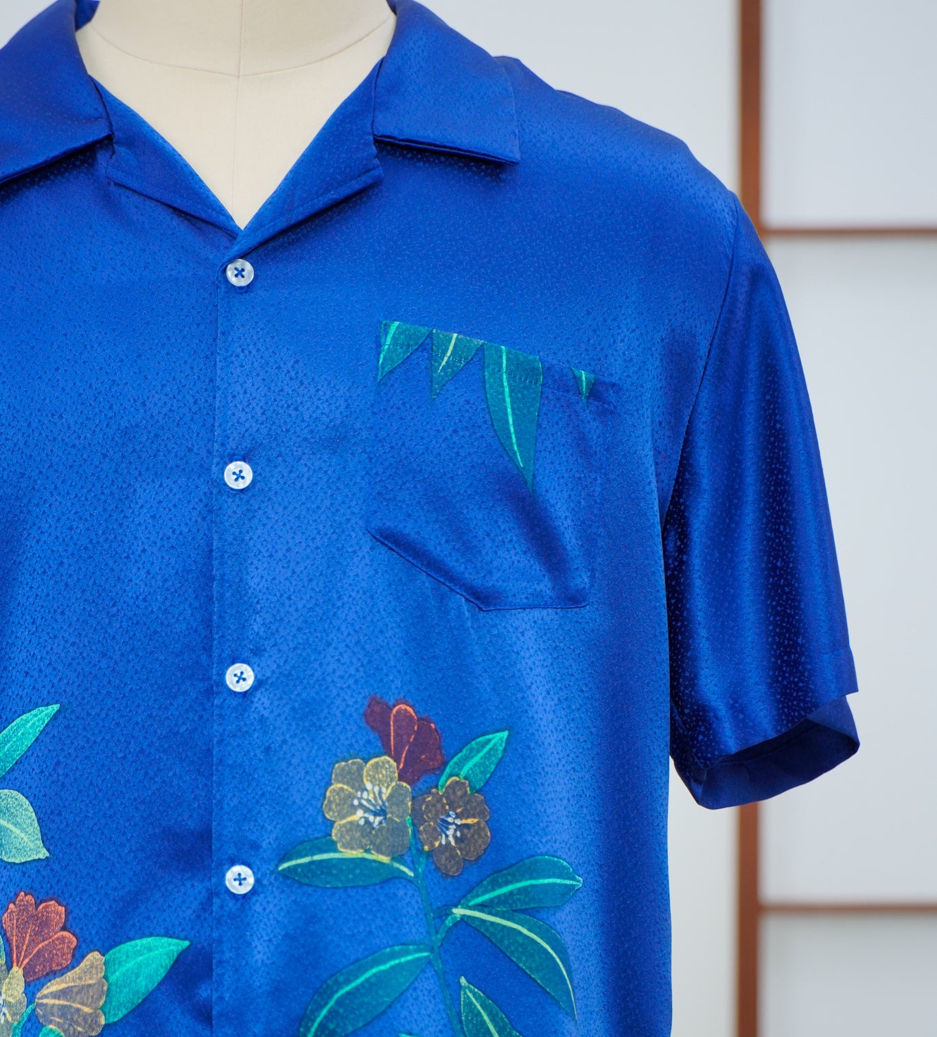 GGSB: On-hand Aloha Shirt | AS7989M L BLUE
