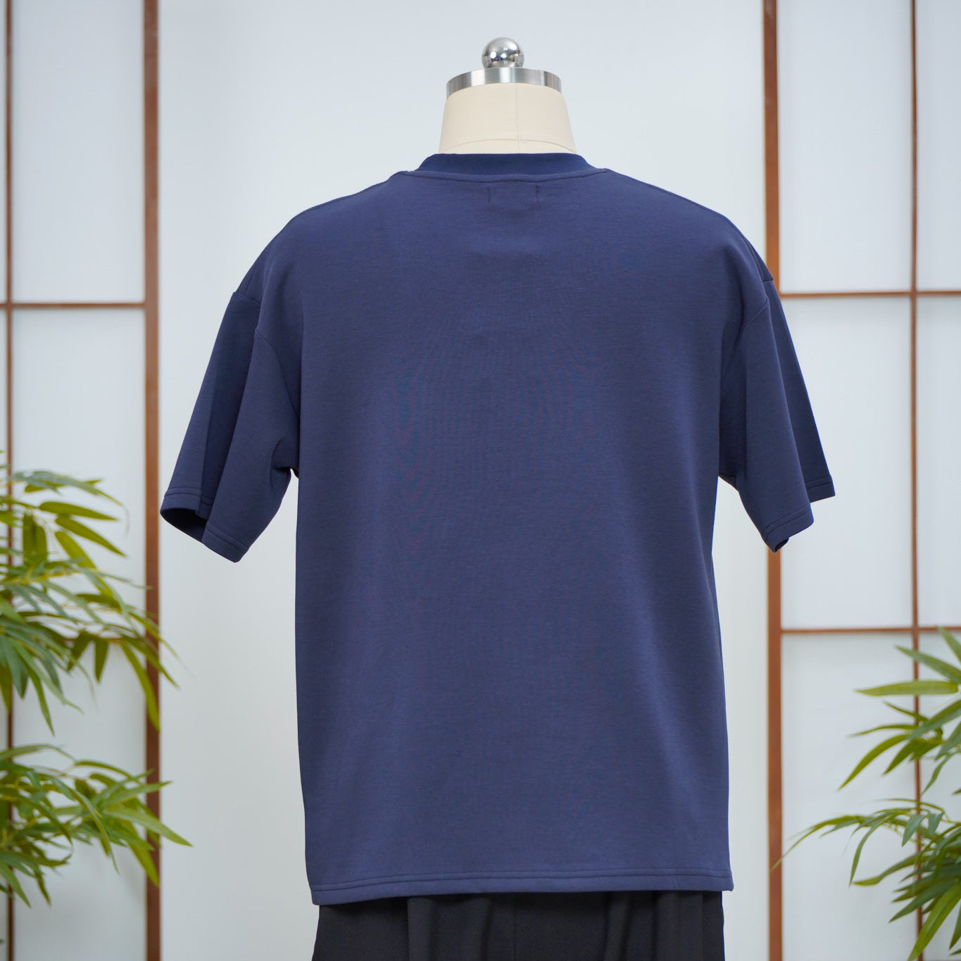 GGSB: On-hand: Navy Men’s patchwork shirt | M | TS7505A