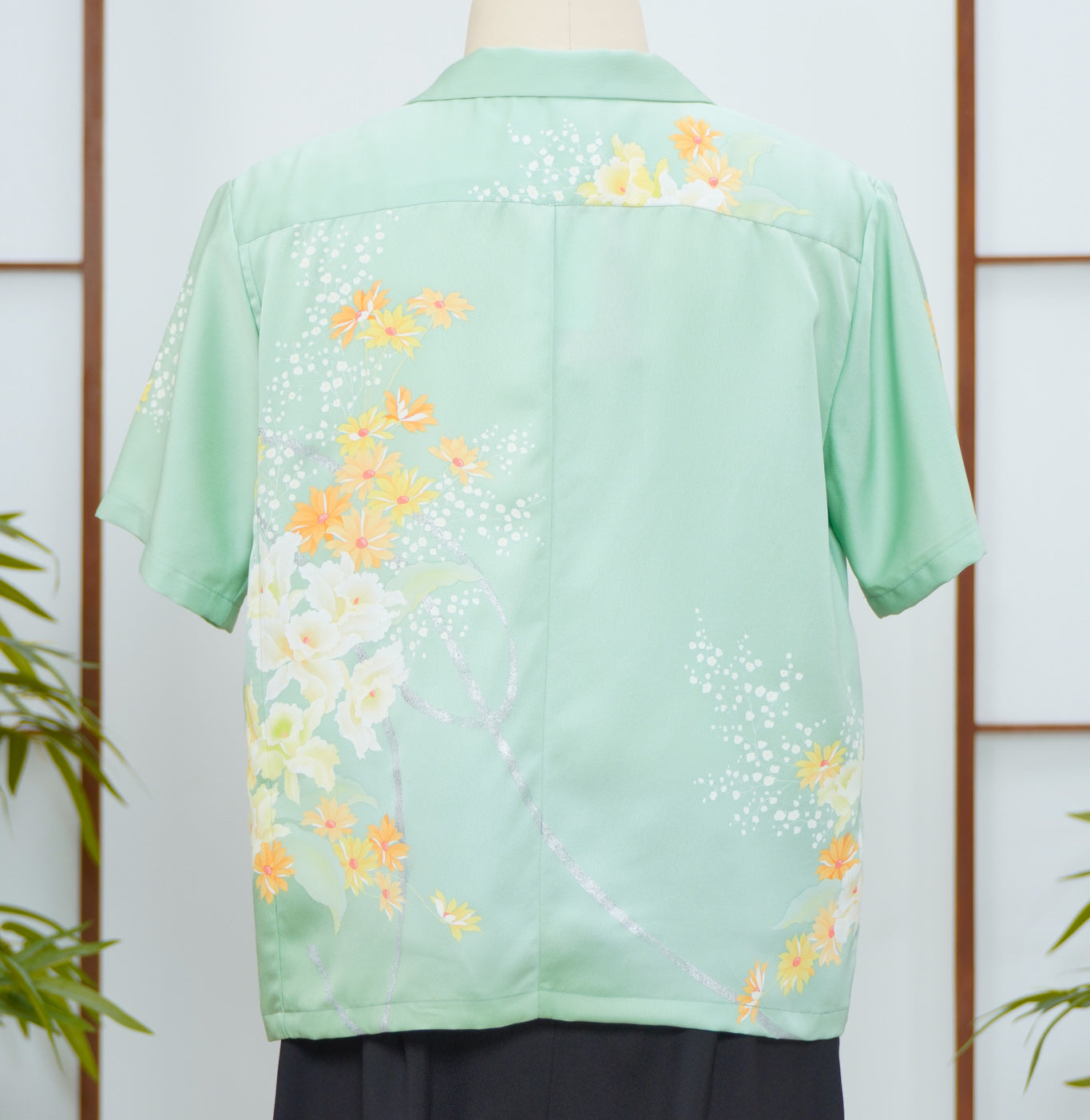 GGSB: On-hand Aloha Shirt | AS7990M LARGE GREEN