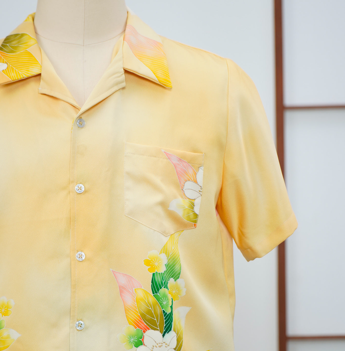 GGSB: On-hand Aloha Shirt | AS7985M M YELLOW