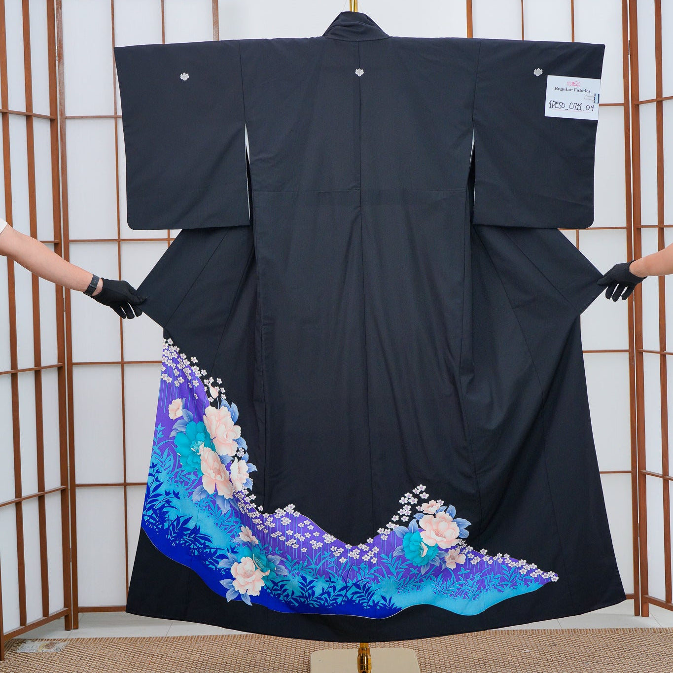 Thank You Fabric: Moonlight Iris (0711_04)