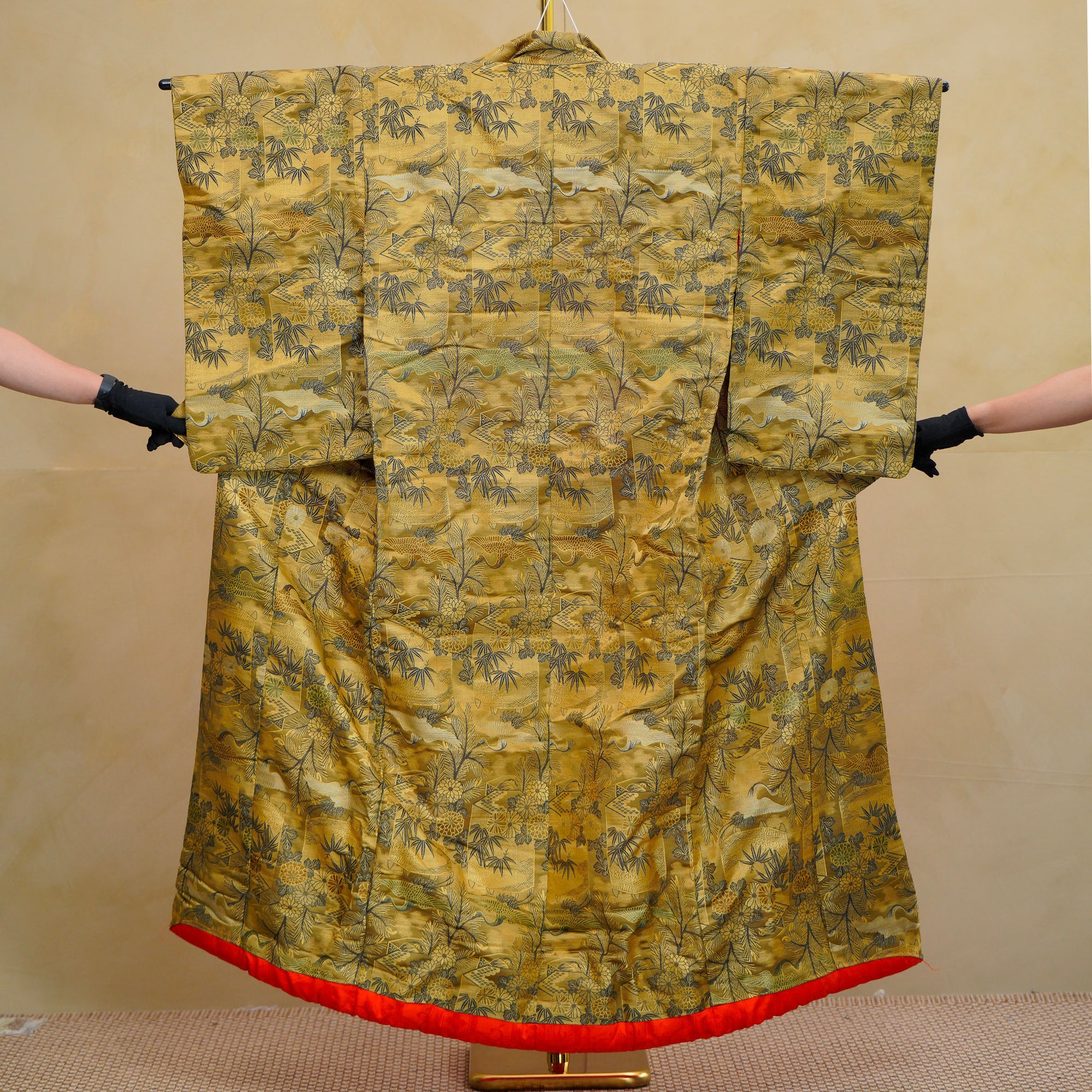 Coming Soon - Premium Uchikake Fabric: 0714_17 | Noble Gold