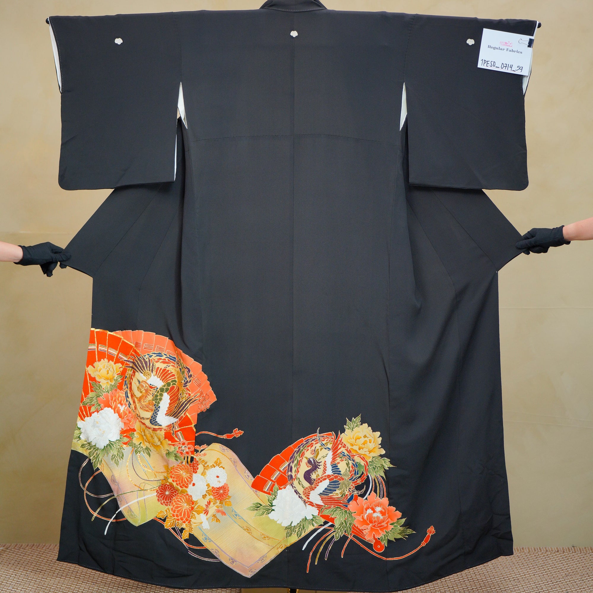 Thank You Fabric: Dancing Birds (0714_59)