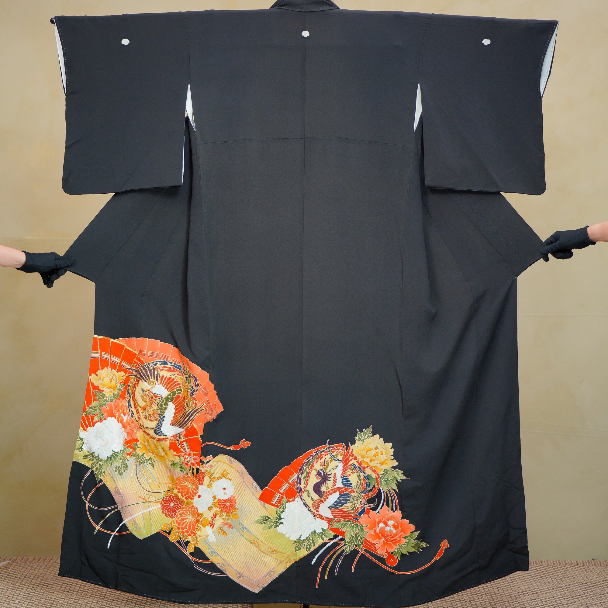 Thank You Fabric: Dancing Birds (0714_59)