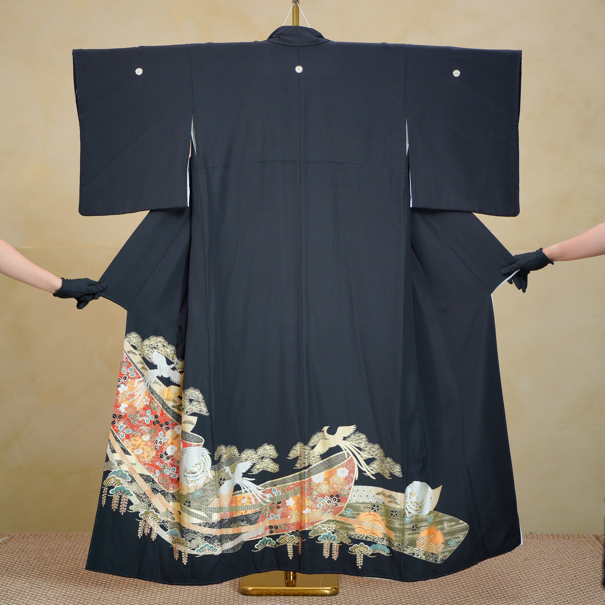 Chiku Fabric: 0714_75 | Gold Wave