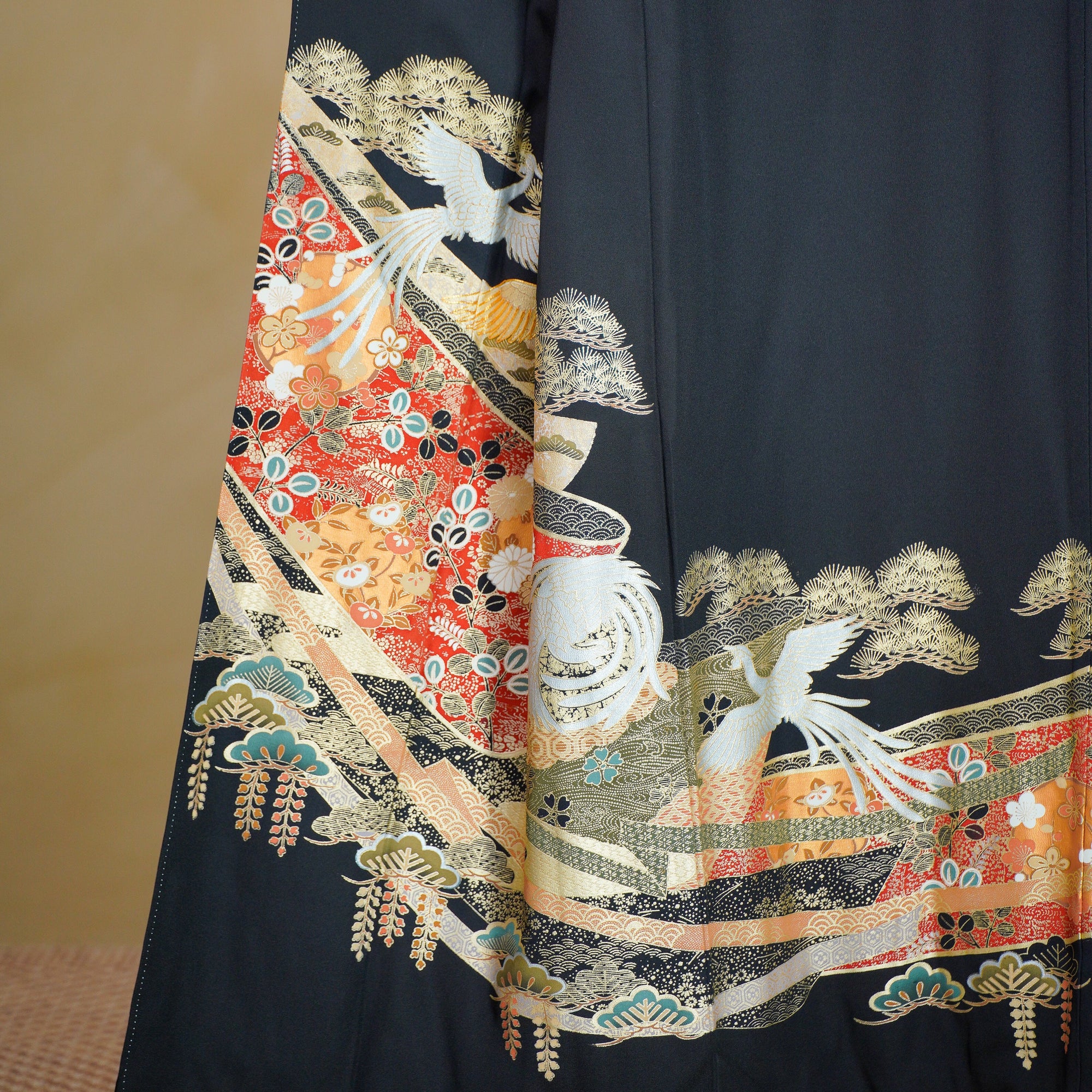 Chiku Fabric: 0714_75 | Gold Wave