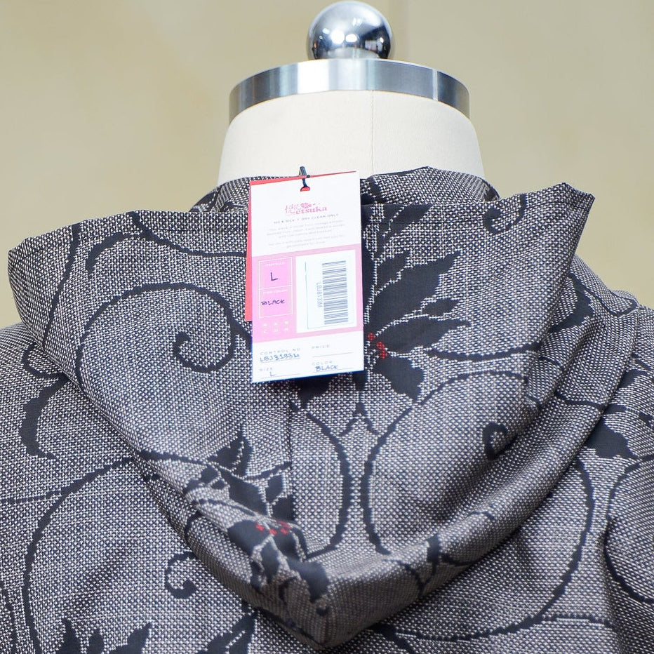 Premium On-hand: Black Loose Fit Oshima Men's Bomber Jacket | LBJ8133 | Large